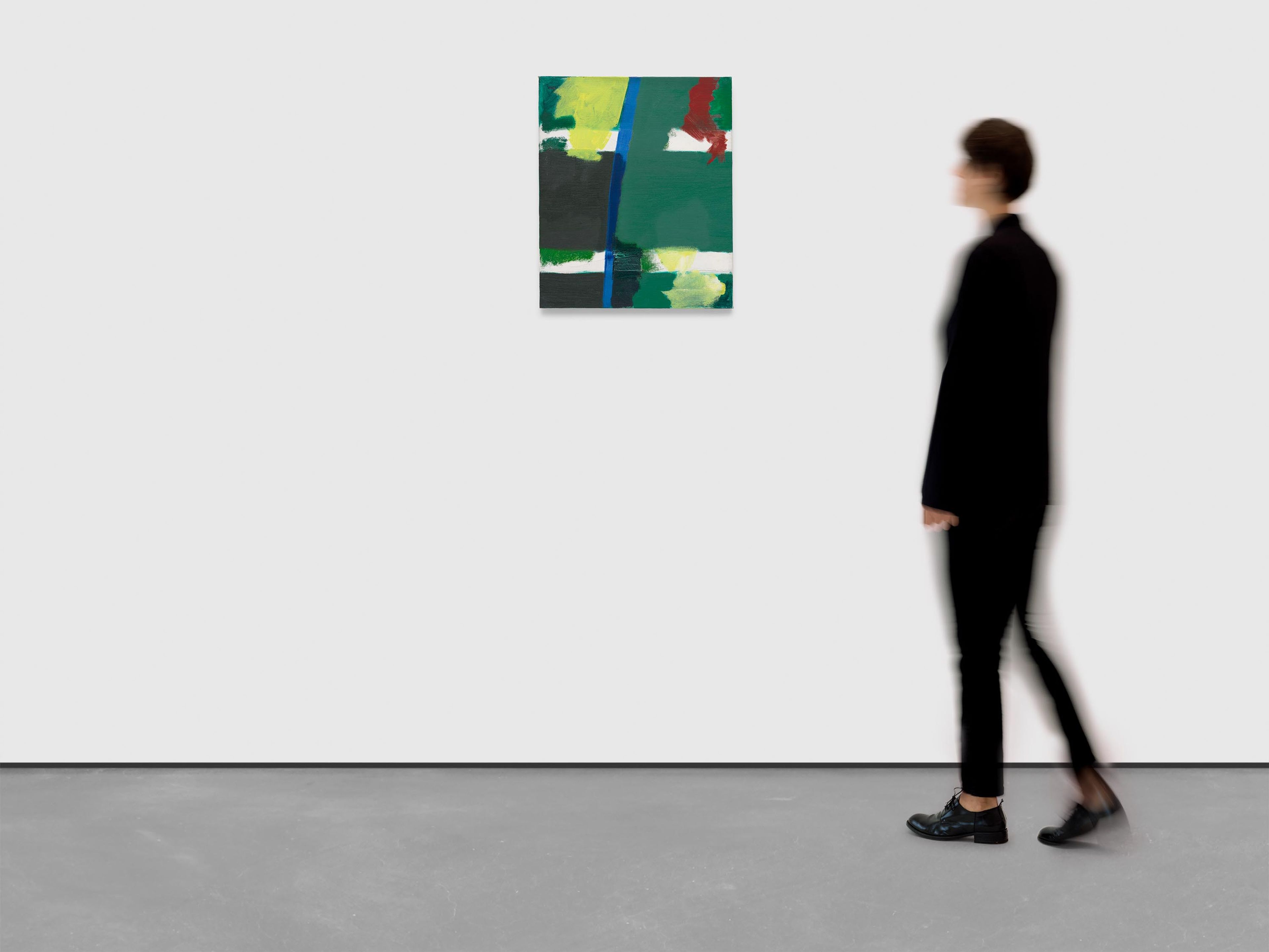 A painting by Raoul De Keyser, titled Hal, dated in 1984 and 1985.