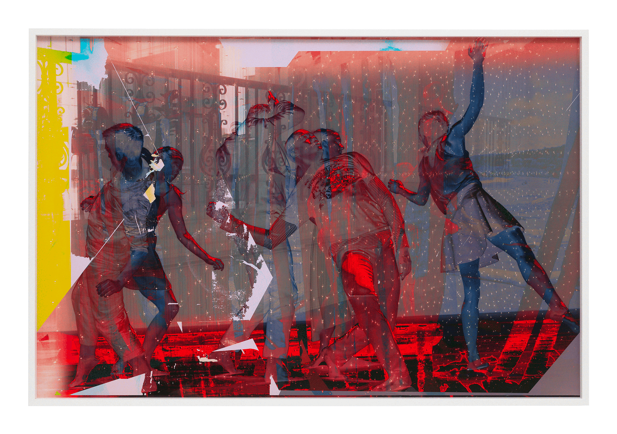 An inkjet print on rag paper by James Welling, titled 3693, dated 2017.