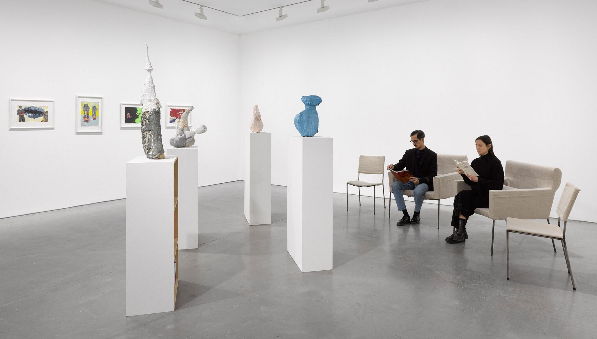 An Installation view, Franz West, David Zwirner, Paris, 2023