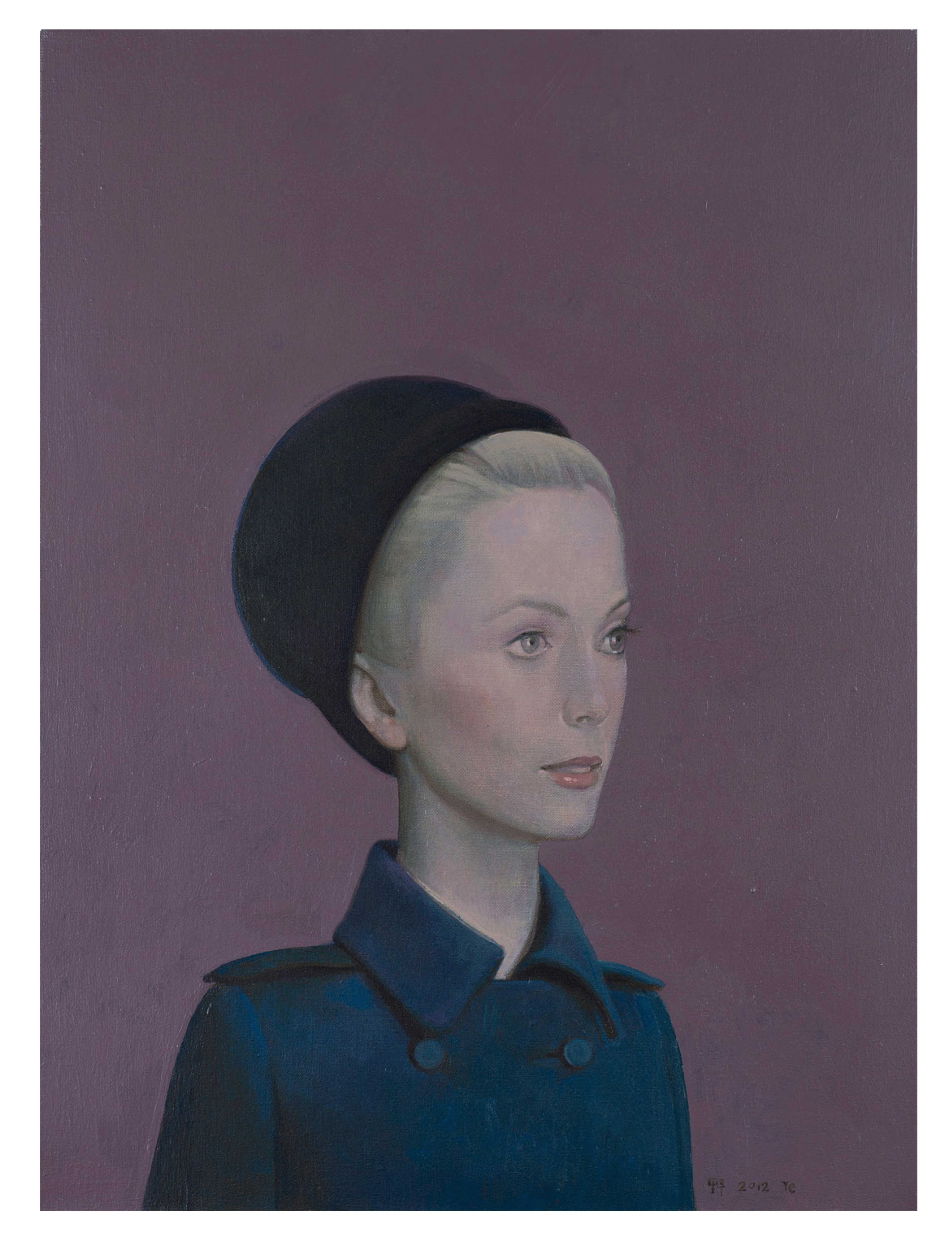 A painting by Liu Ye, titled Catherine Deneuve, dated 2012.