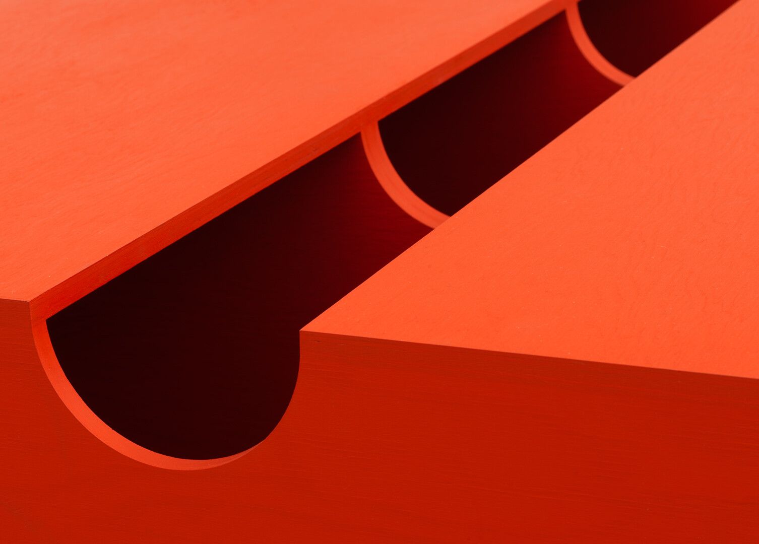 An untitled artwork by Donald Judd, dated 1990.