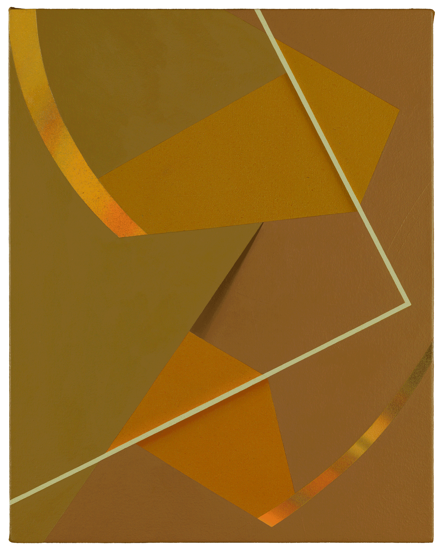 A painting by Tomma Abts, titled Jeles, dated 2008.