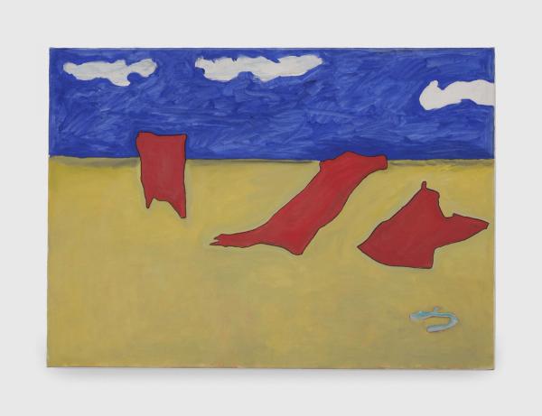 Raoul De Keyser — Three Scarecrows in a Gale