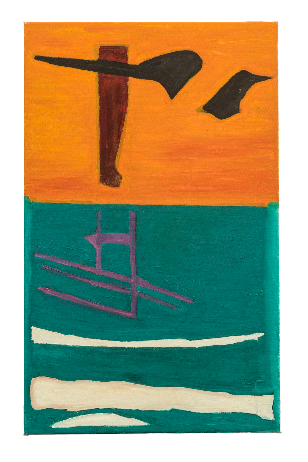 A painting by Raoul De Keyser, titled Sino, dated 2007
