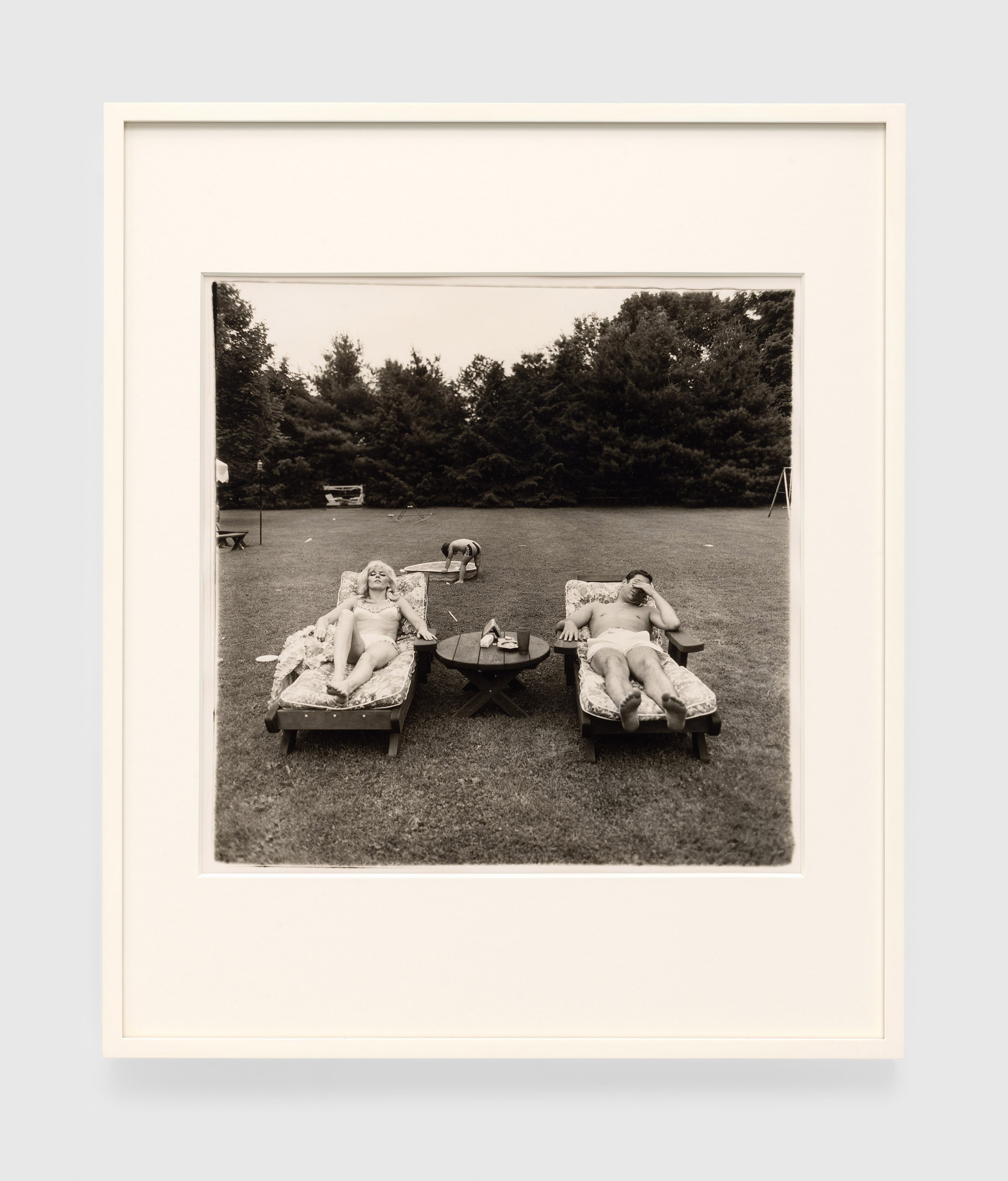 A detail from a set of 10 photographs by Diane Arbus, titled A box of ten photographs, dated 1970.