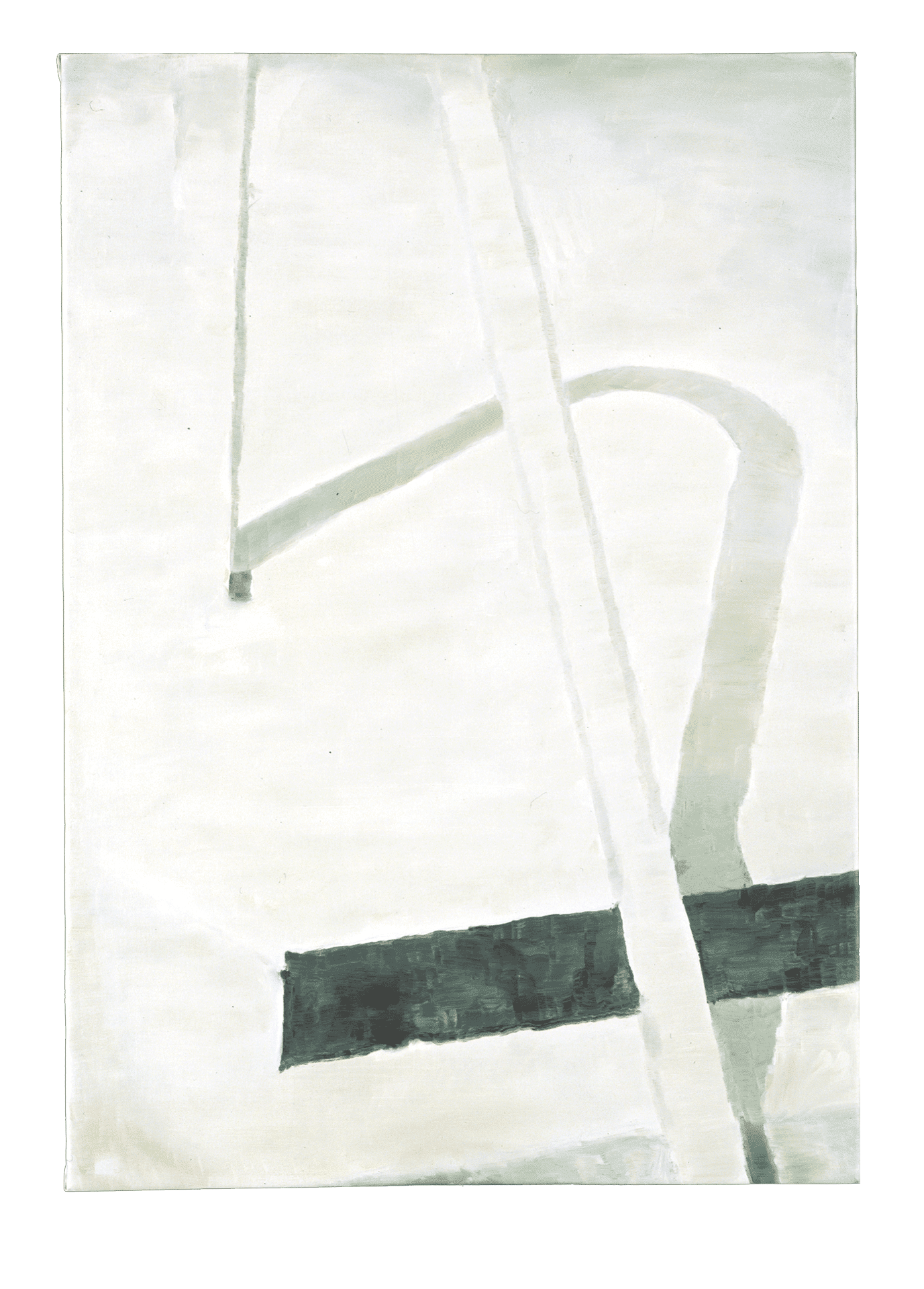 A painting by Luc Tuymans, titled Swimming Pool, dated 1998.
