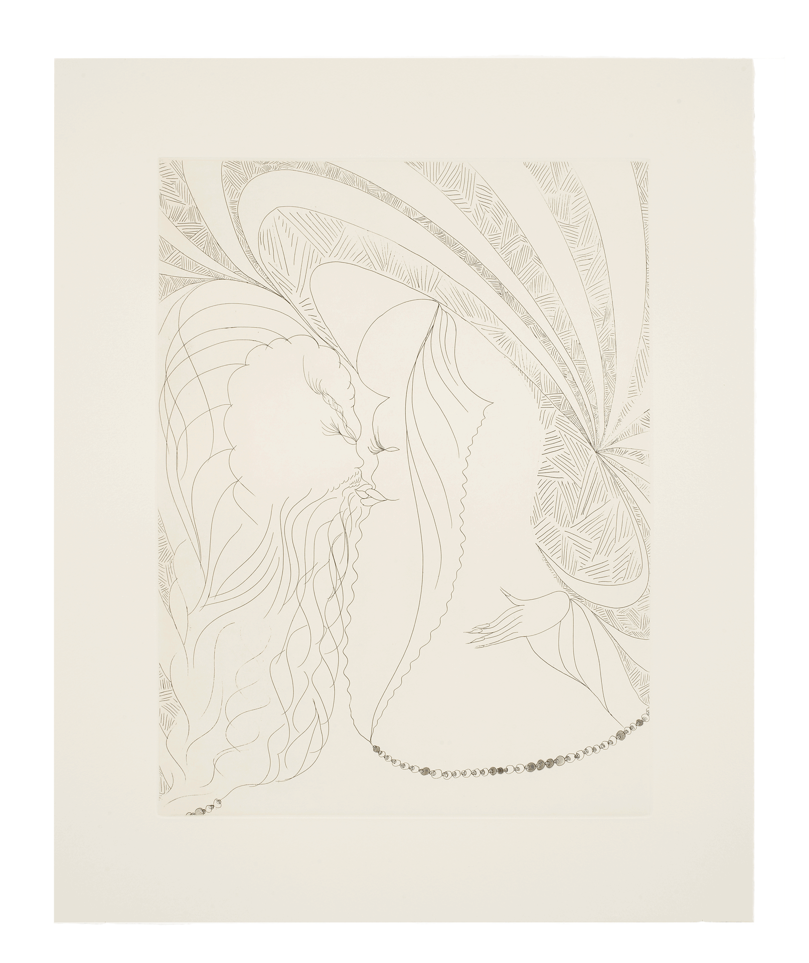 A portfolio of 11 intaglio prints by Chris Ofili, titled The Agony in the Garden, dated 2007.