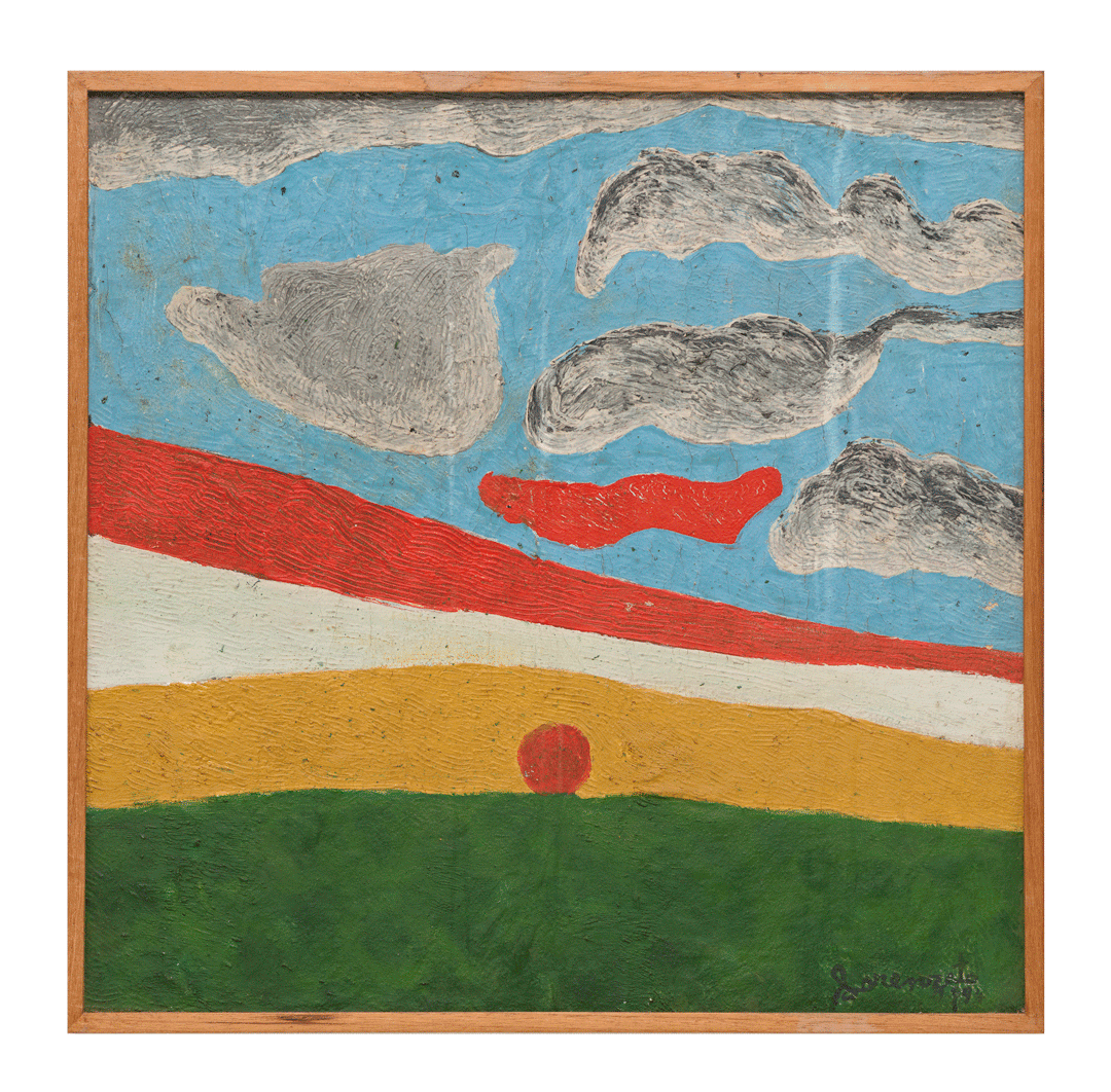 A painting by Amadeo Luciano Lorenzato, titled Sem título, translated as Untitled, dated 1994.