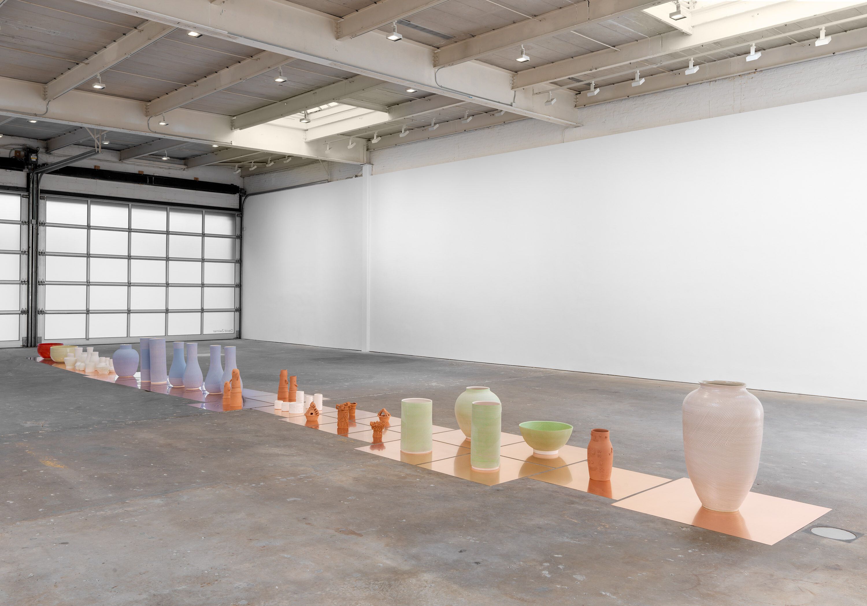An Installation view of Shio Kusaka at David Zwirner in New York dated 2022