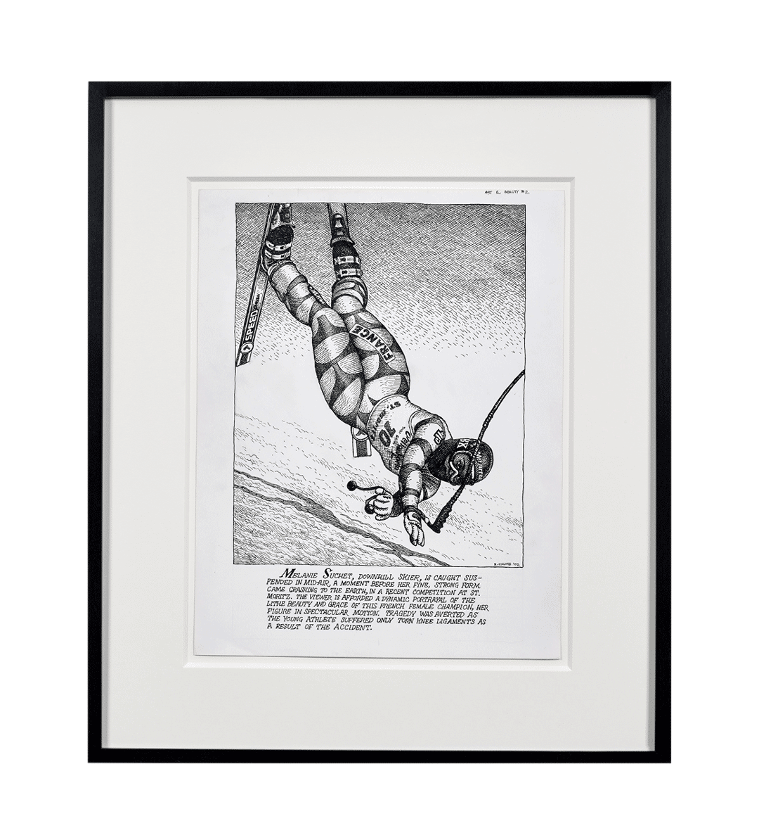 An untitled drawing by R. Crumb, dated 2002.