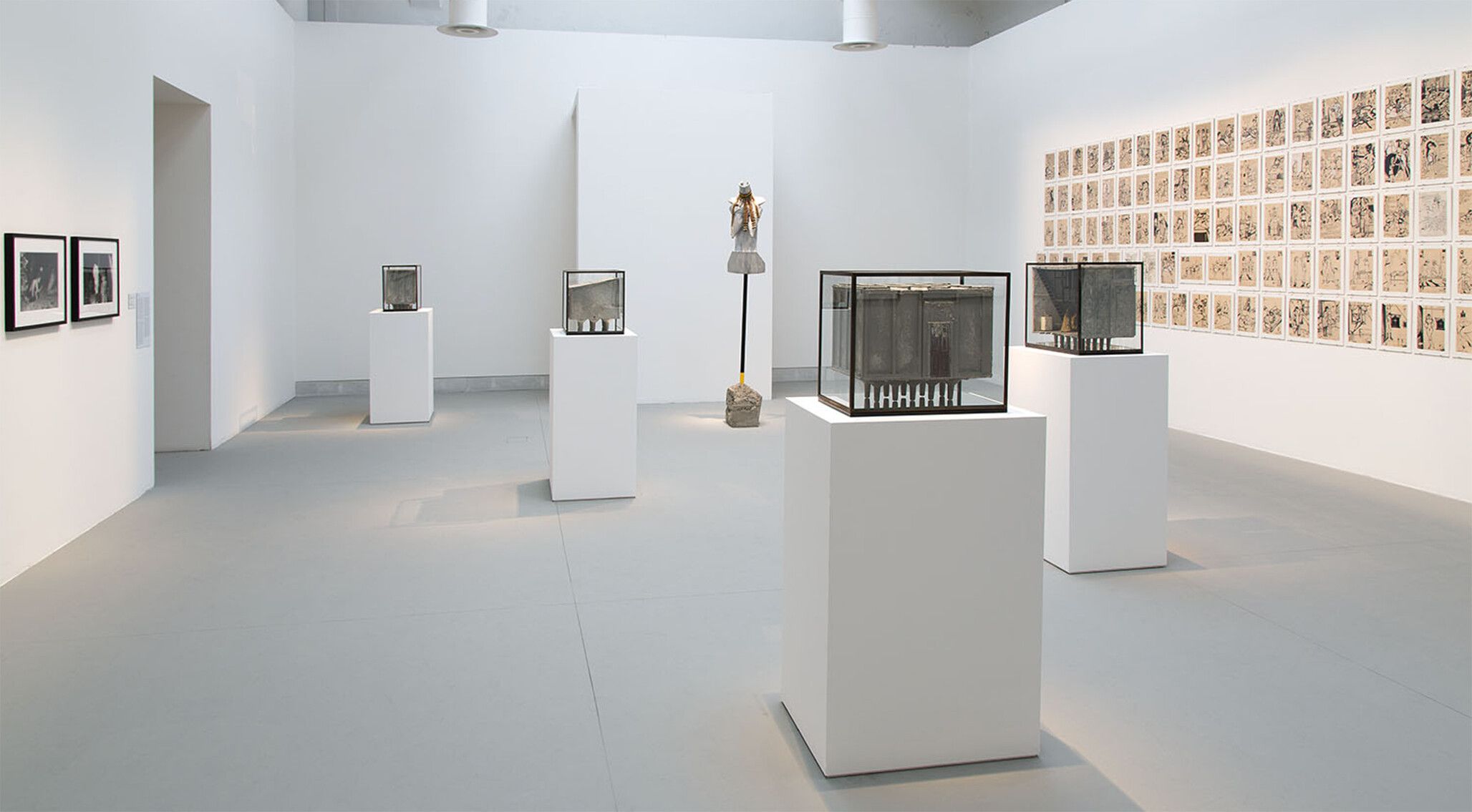 An installation view of works by Andra Ursuta at the Venice biennale in 2013.