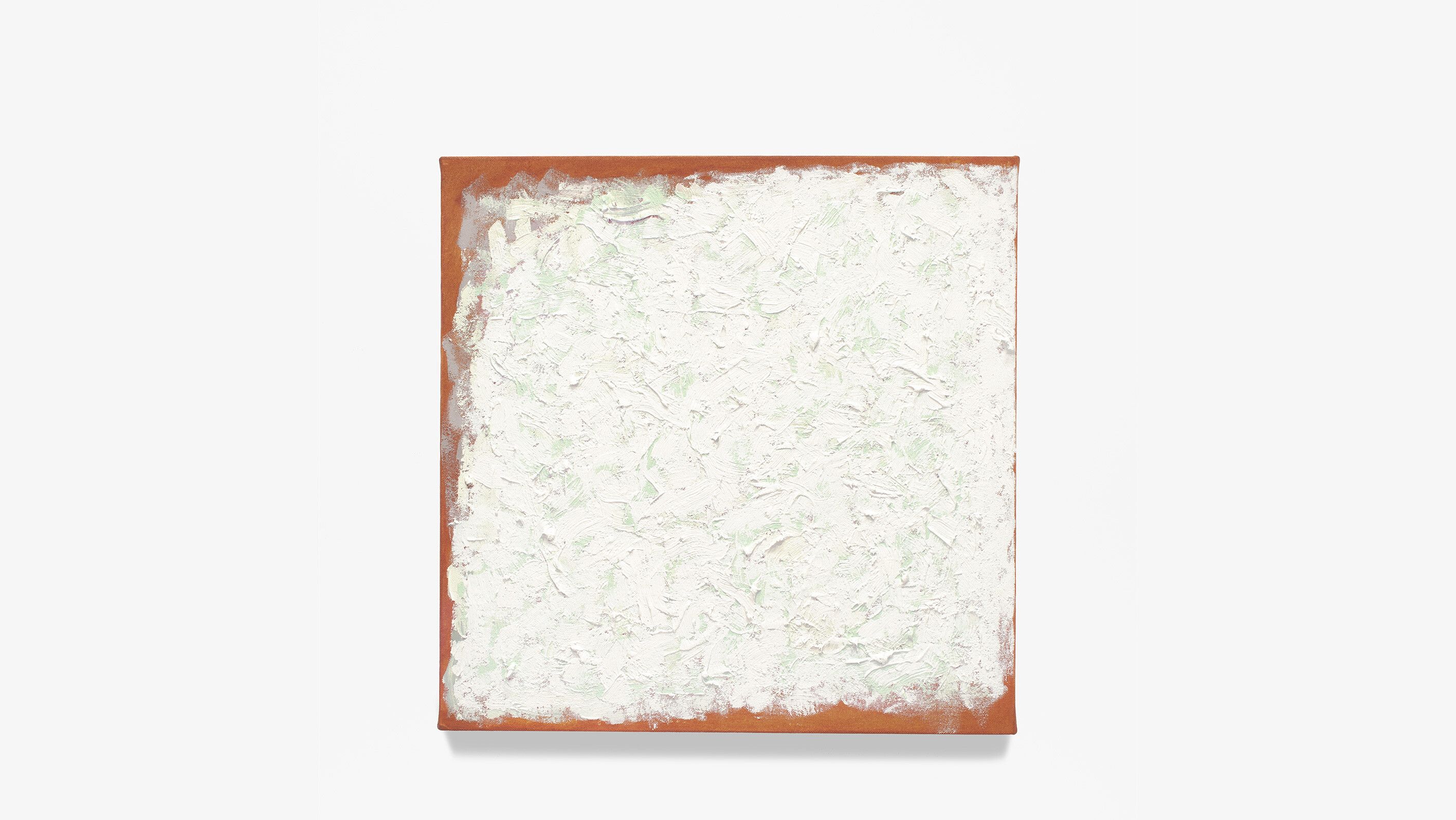 An untitled painting by Robert Ryman dated 2010