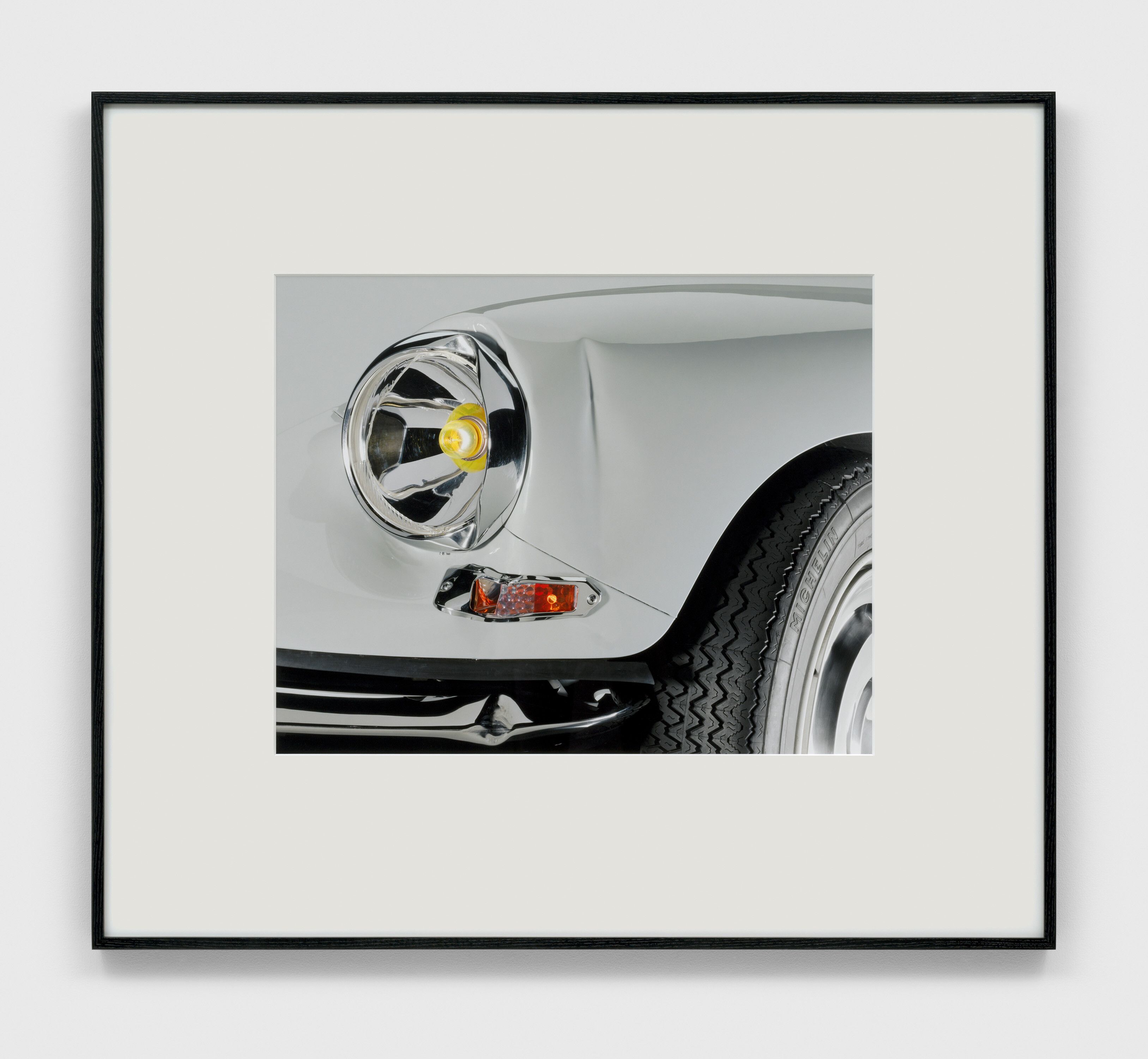 A photograph by Christopher Williams, titled Untitled (Study in Gray) 1967 Citroen DS Serial number: DS851360a Color code: AC 226 Color name: gris satiné Color year: 1964 Studio Rhein Verlag, Düsseldorf November 3, 2013, dated 2014. 