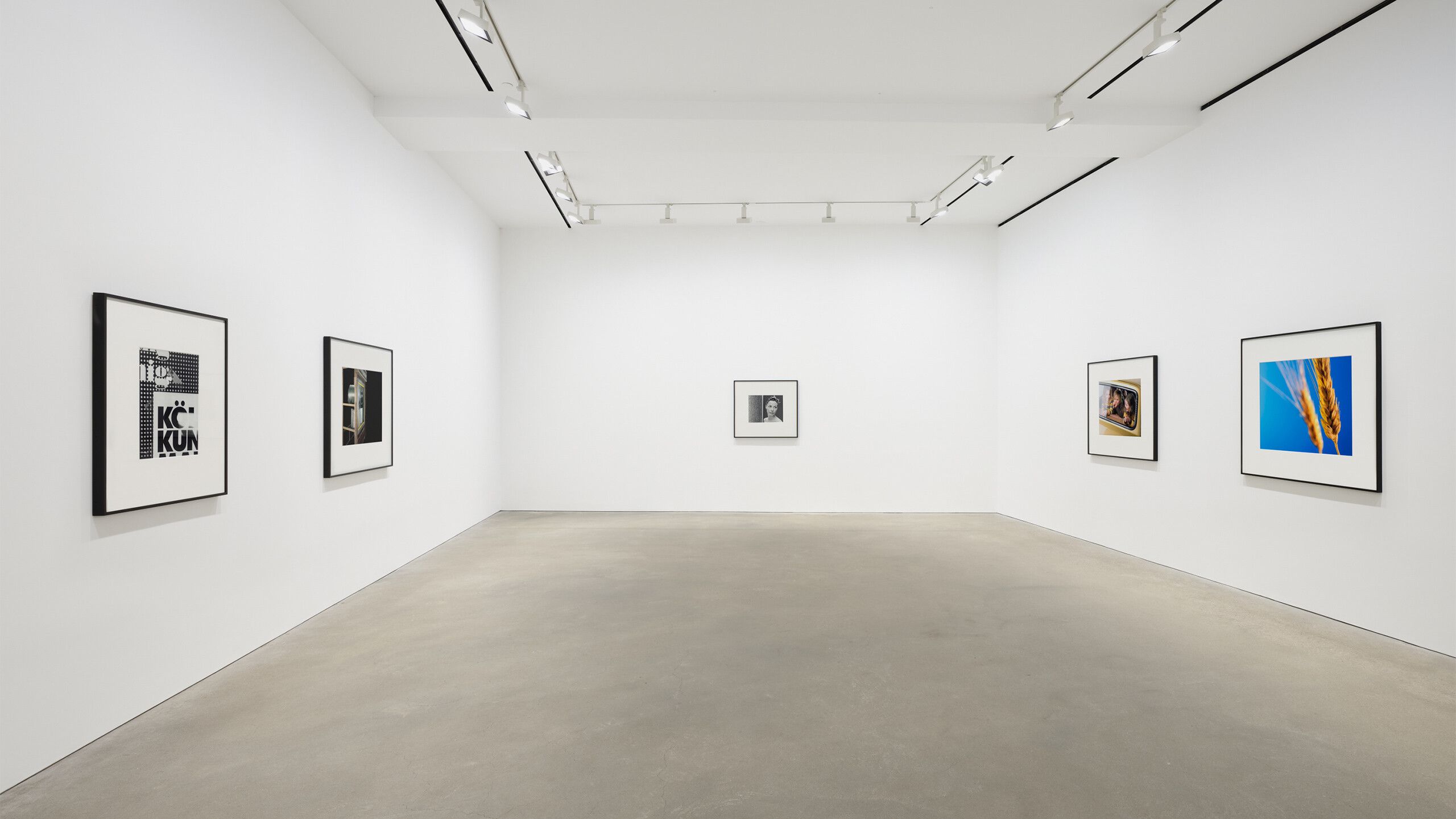 An Installation view, Christopher Williams: R59C Keystone Shower Door Chrome Raindrop, David Zwirner, Hong Kong, dated 2023