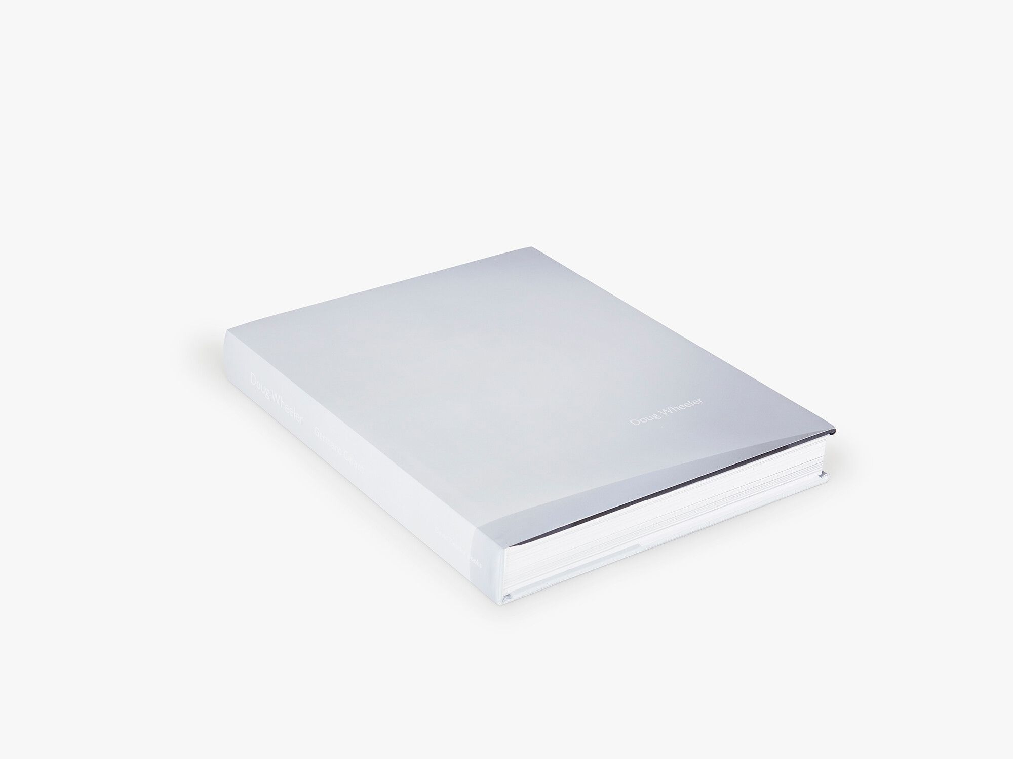 The cover of a monograph titled Doug Wheeler published in 2019 by David Zwirner