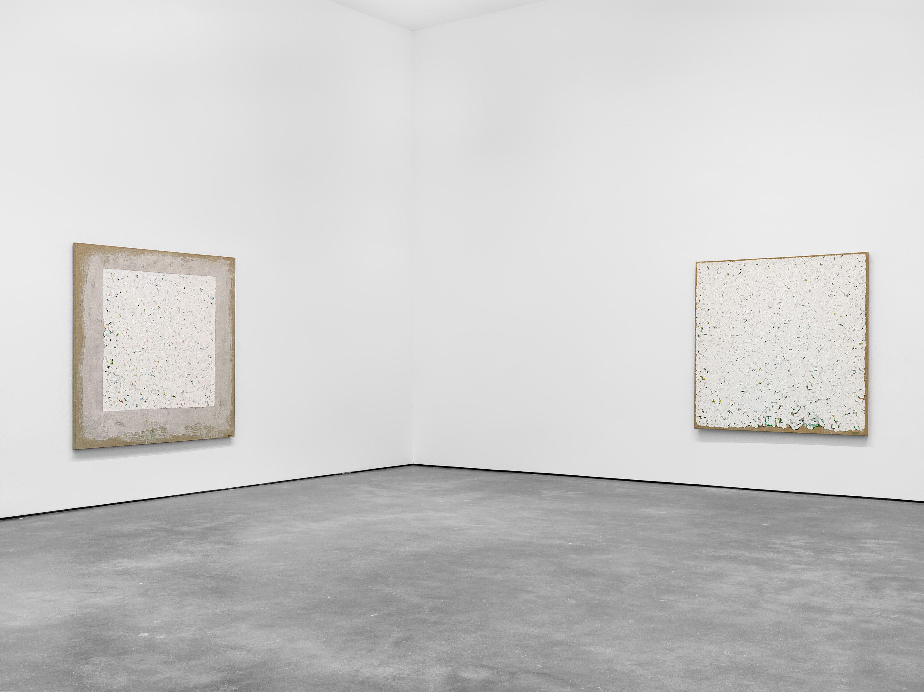 An Installation view, Robert Ryman: 1961-1964, David Zwirner, New York, dated 2022