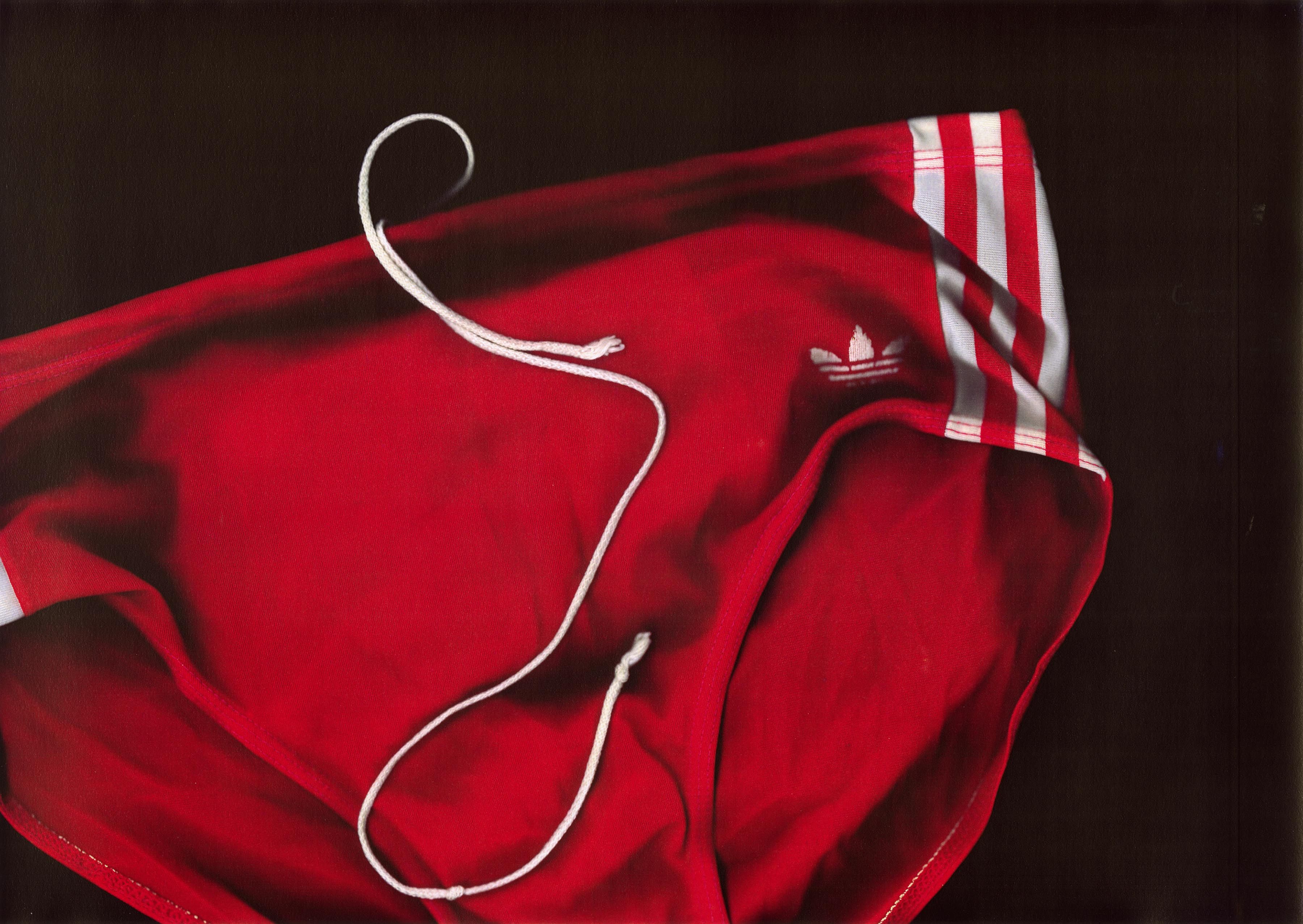 A photograph by Wolfgang Tillmans, titled Badehose, photocopy II, dated 1994.