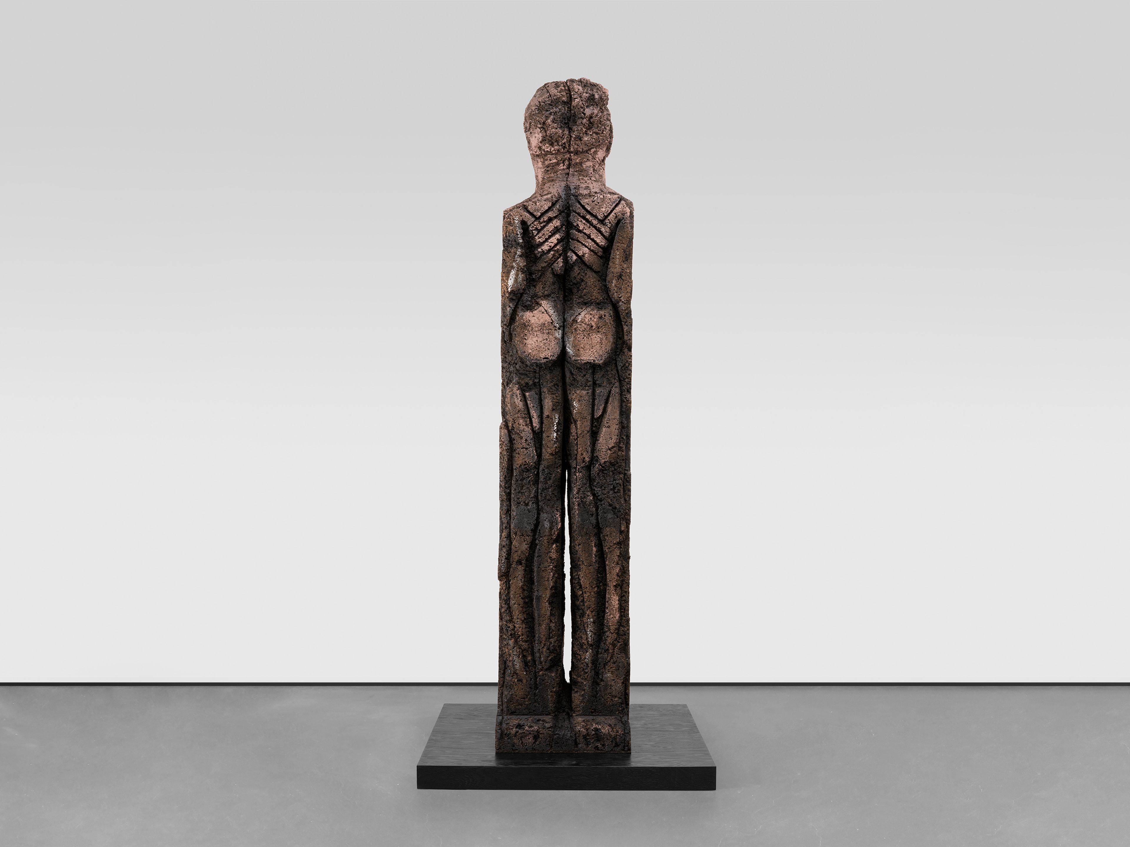 A sculpture by Huma Bhabha, titled Vincent, dated 2025.