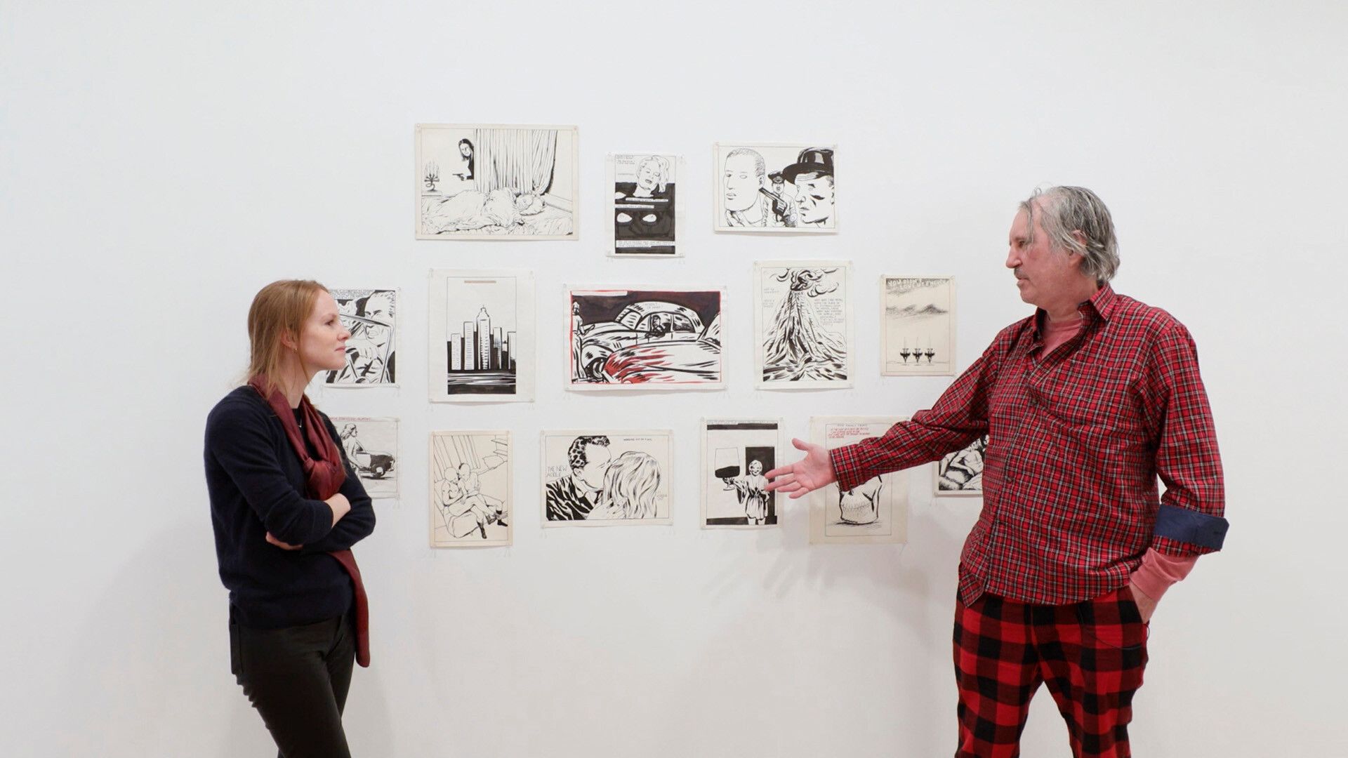 Andrea Cashman and Raymond Pettibon
