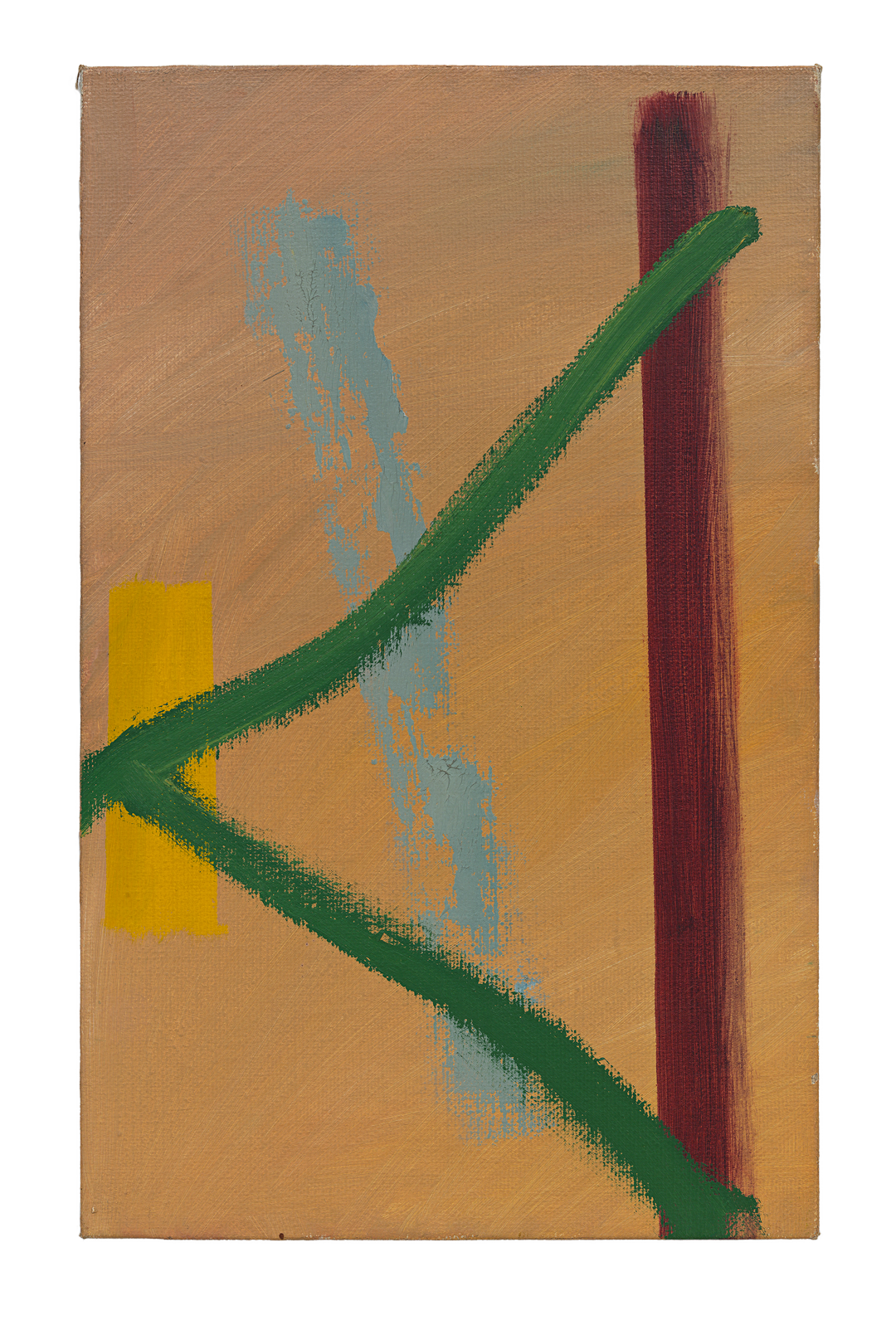 A painting by Raoul De Keyser, titled Streng, dated 1987