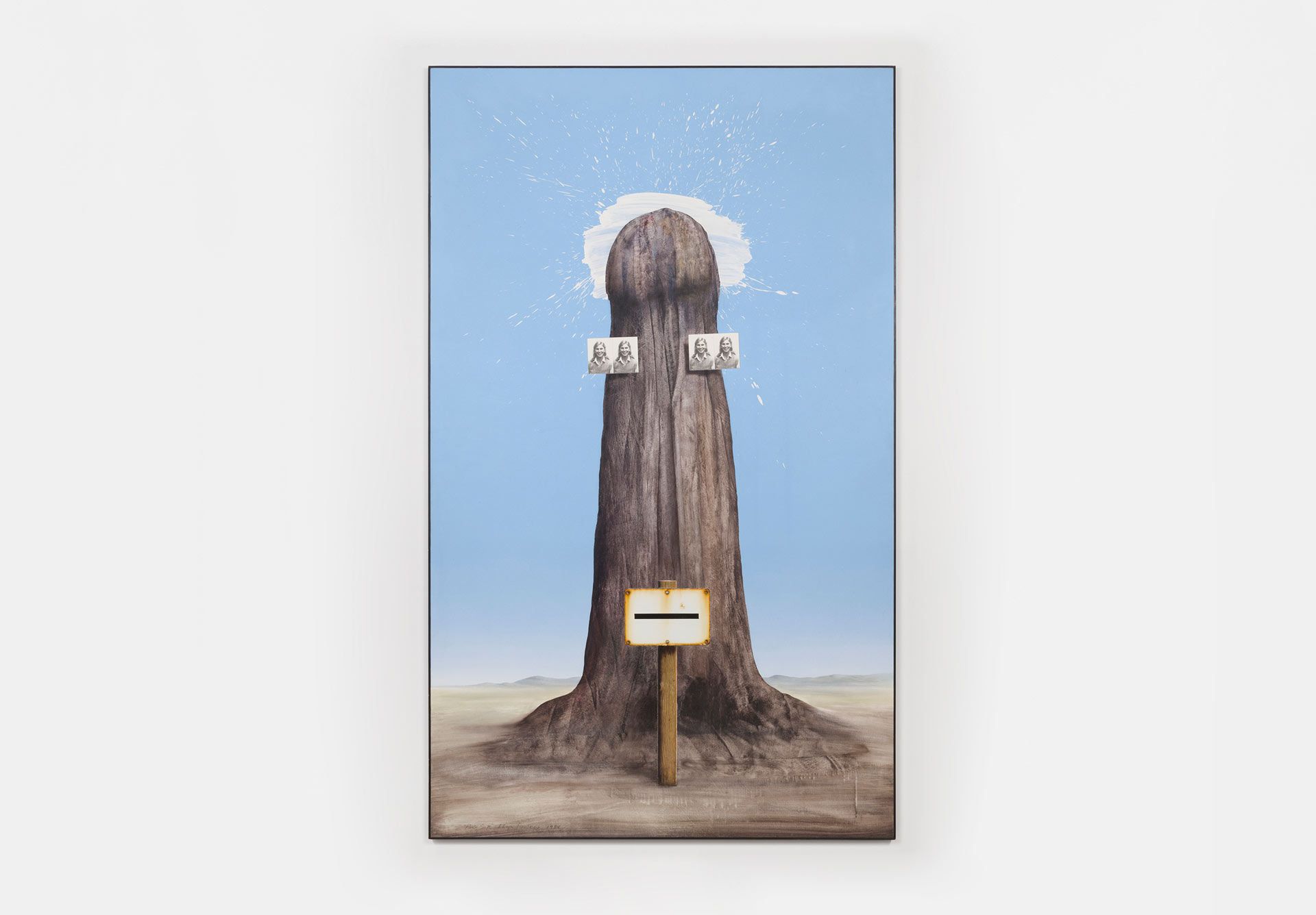 A painting by Llyn Foulkes, titled Big Sur, dated 1984.