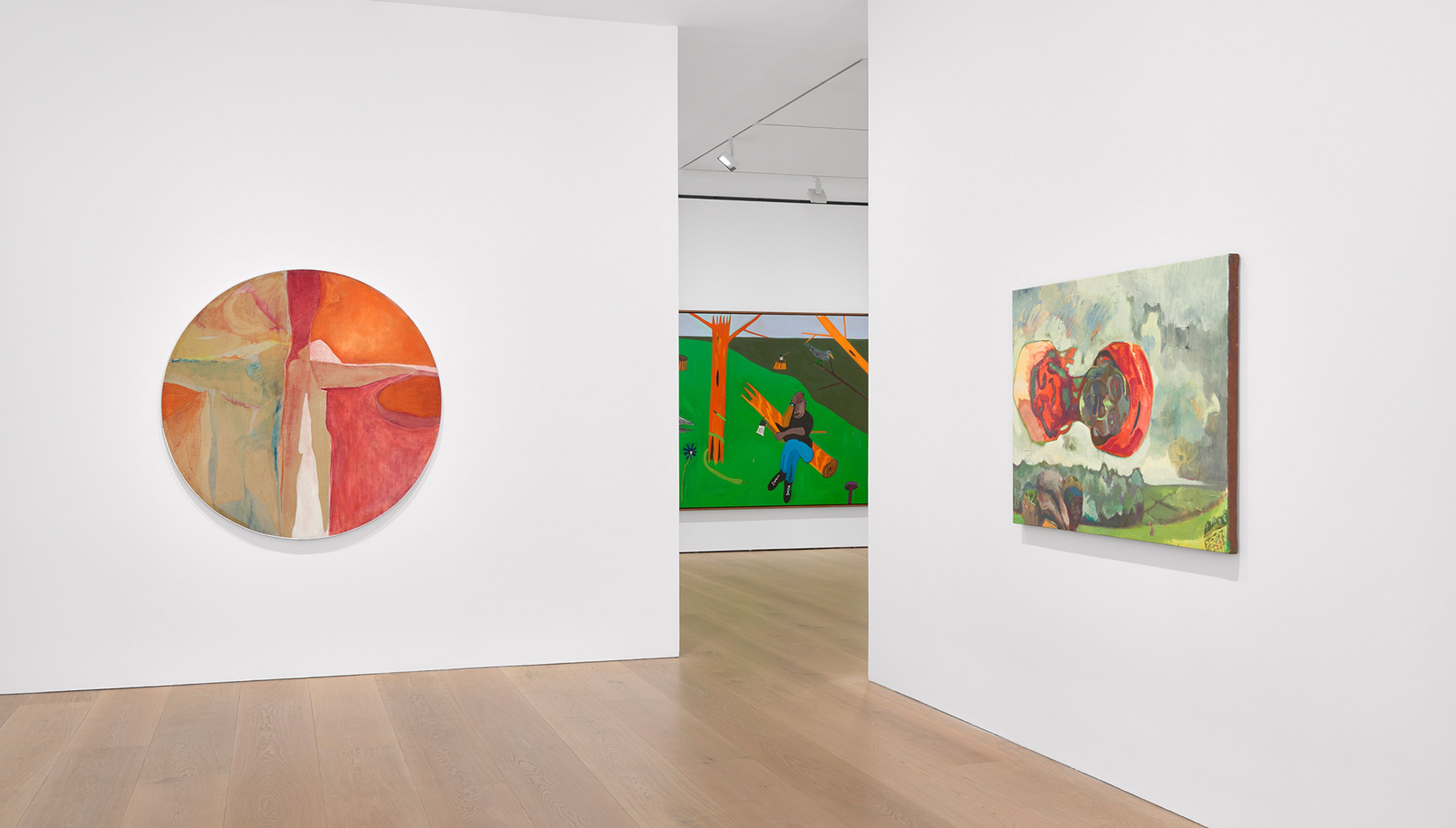 Installation view of the exhibition titled So let us all be citizens too at David Zwirner, London, dated 2023