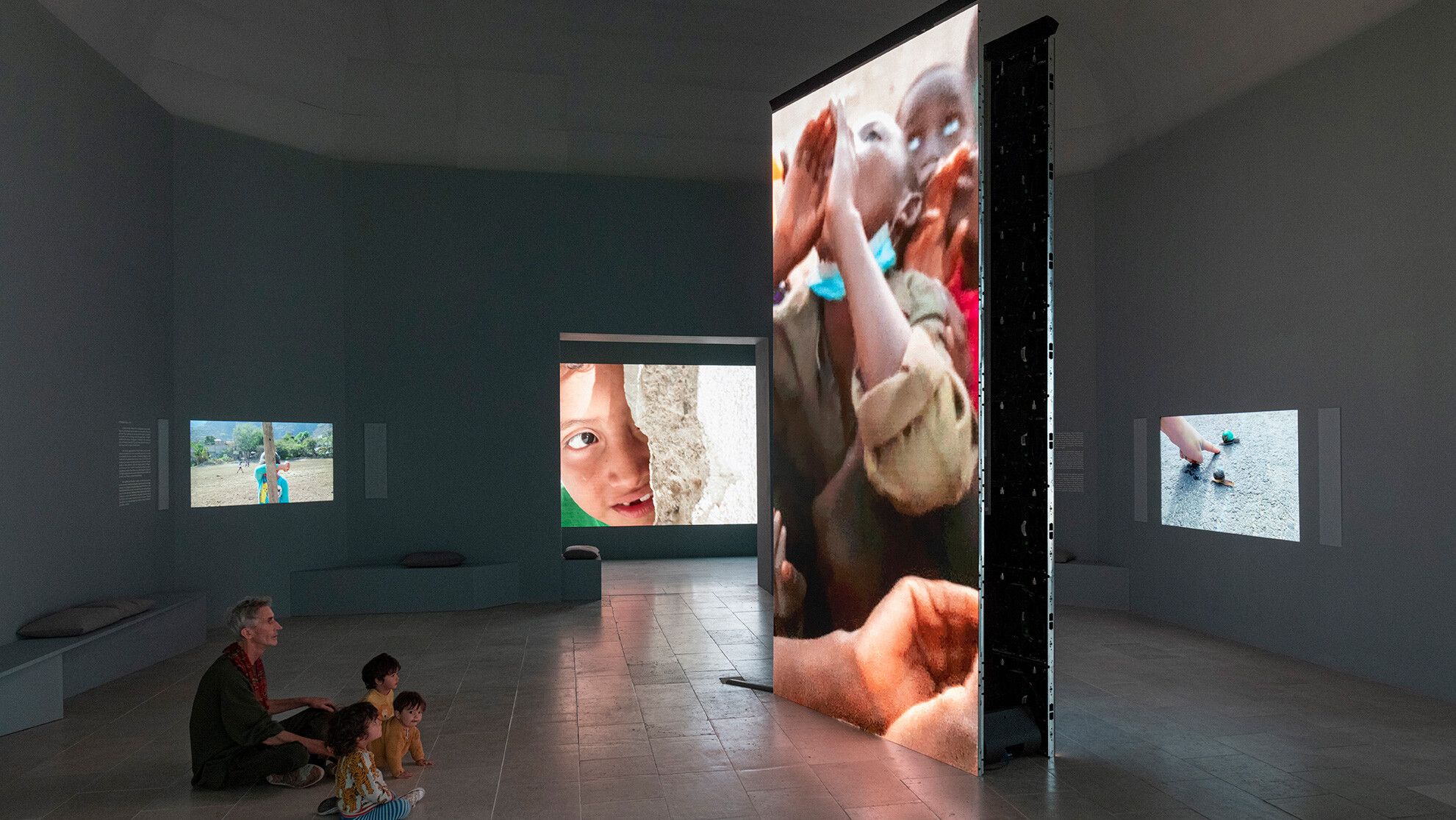 Installation view, Francis Alÿs: The Nature of the Game, Belgian Pavilion, Biennale Arte 2022, Venice. Photo by Roberto Ruiz