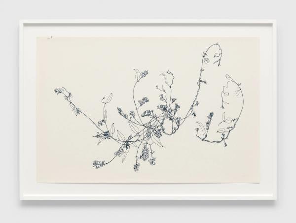 Ruth Asawa — Untitled (PF.599, Vines with Leaves and Flowers)