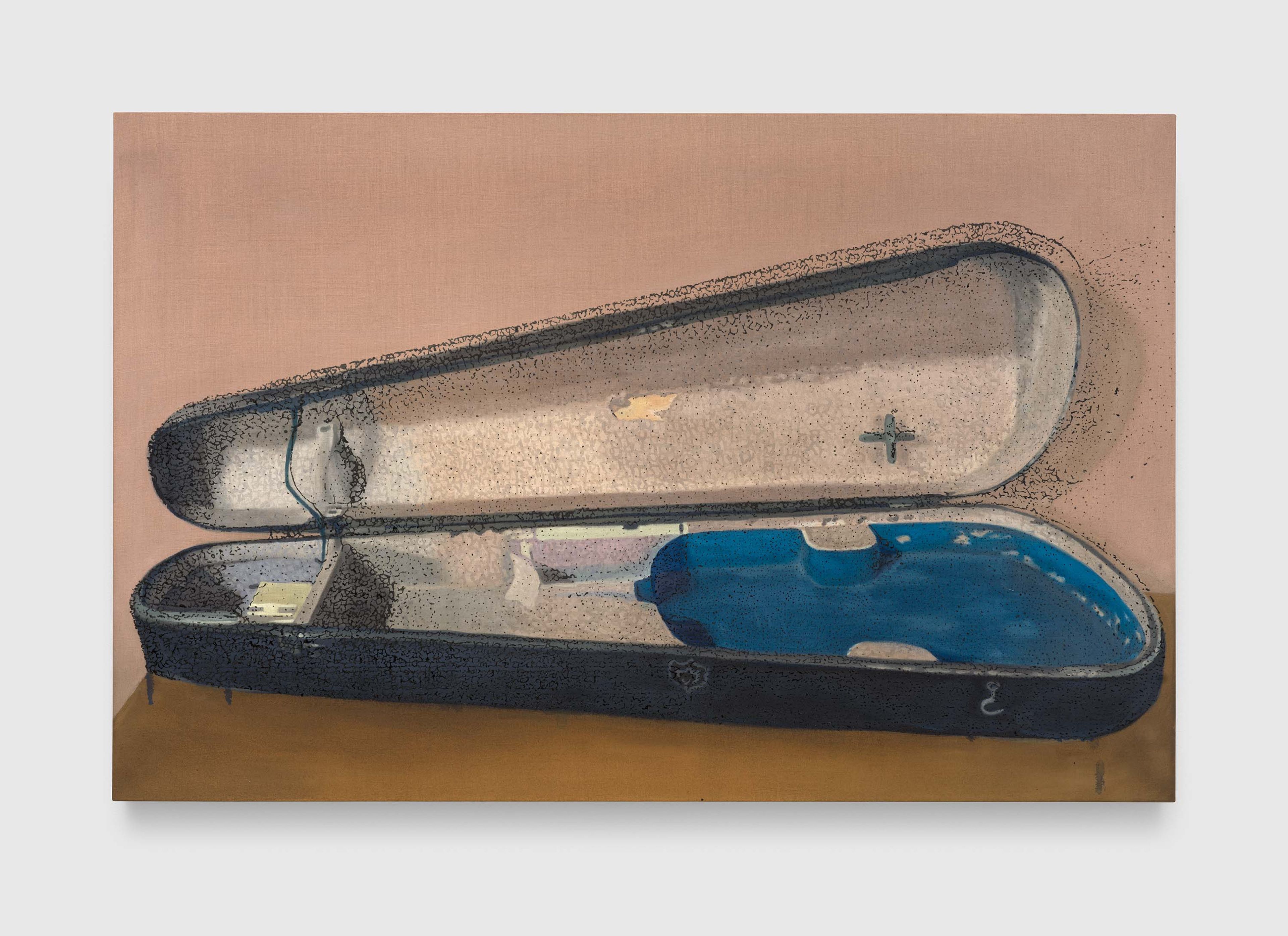A painting by Nate Lowman, titled Open Container, dated 2025.