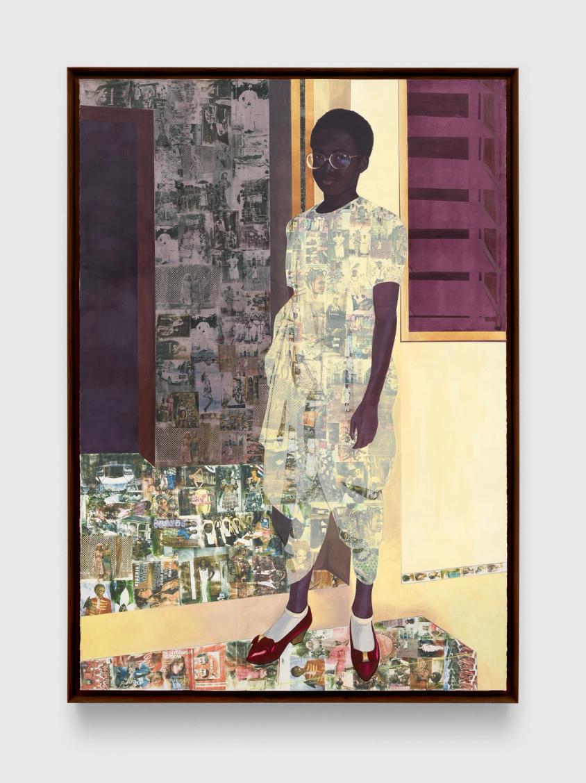 Njideka Akunyili Crosby: The Beautyful Ones, 2012 | David Zwirner