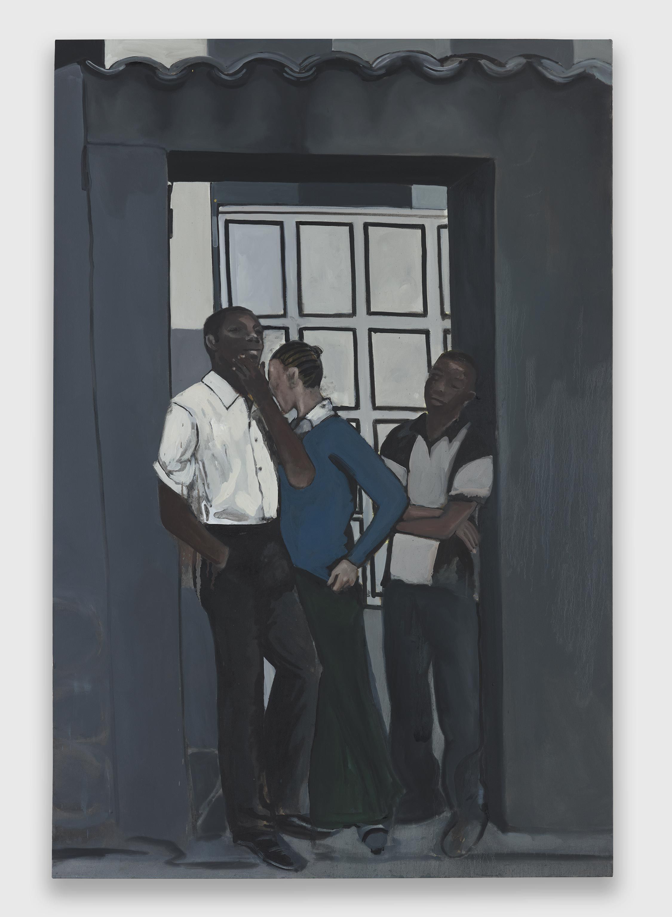 An oil on canvas artwork by Noah Davis, titled Congo #7, dated 2014.
