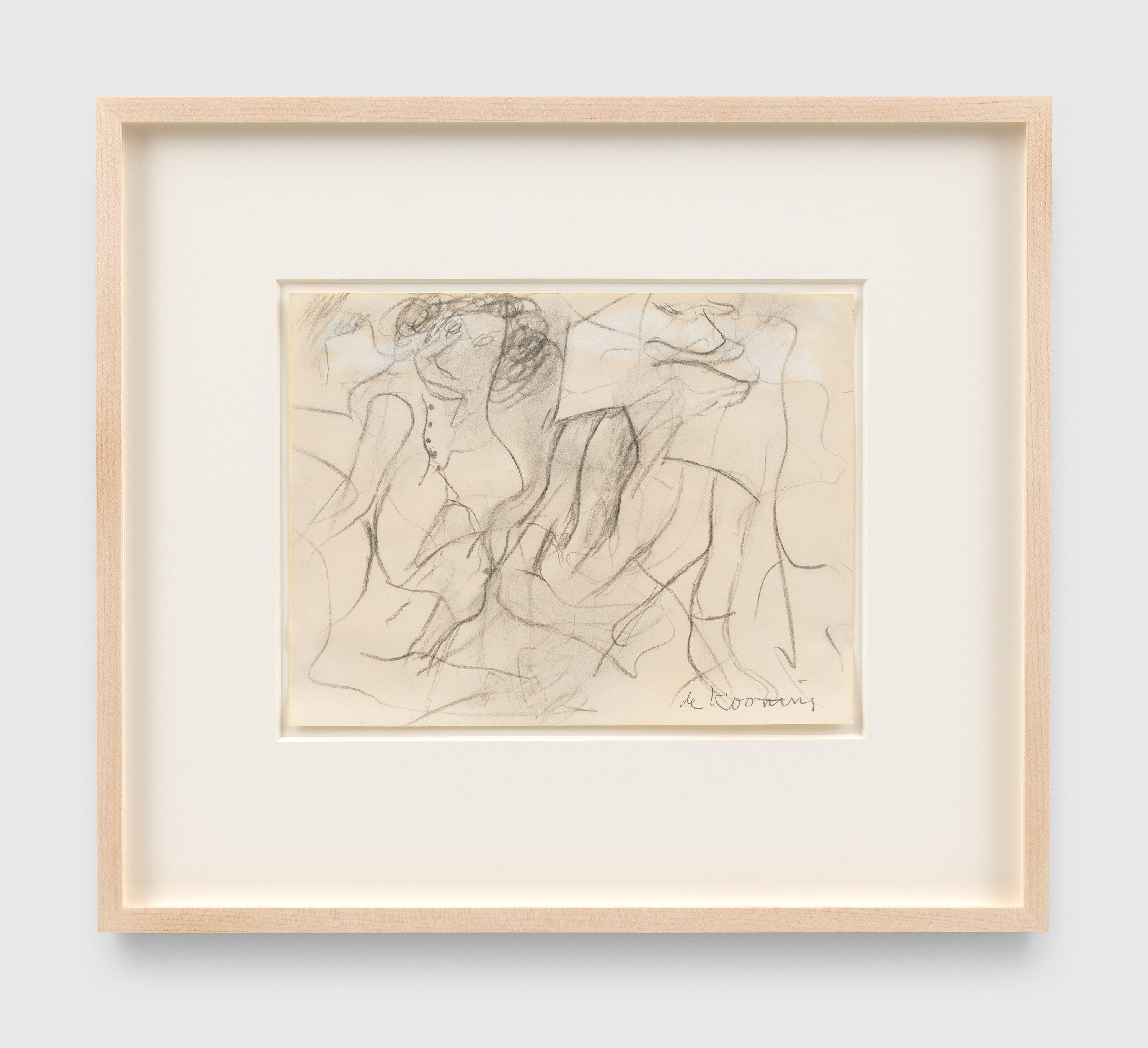An untitled work on paper by Willem de Kooning, dated 1965.