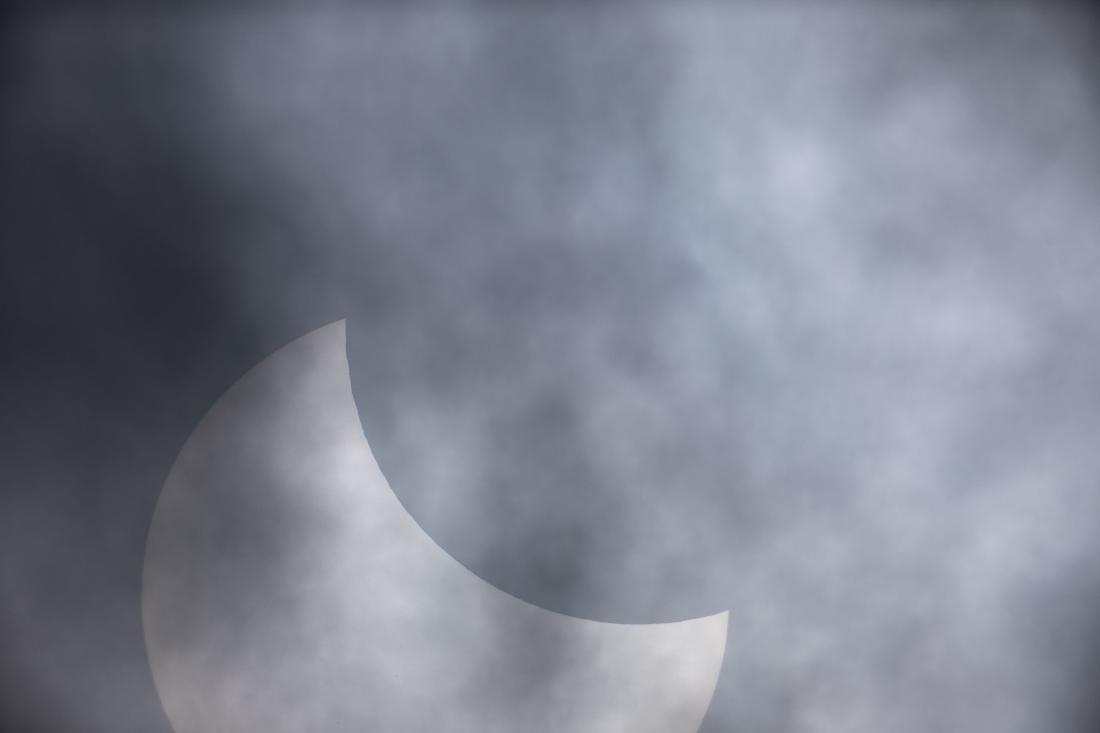 A photograph by Wolfgang Tillmans, titled Partial Solar Eclipse C, dated 2022.