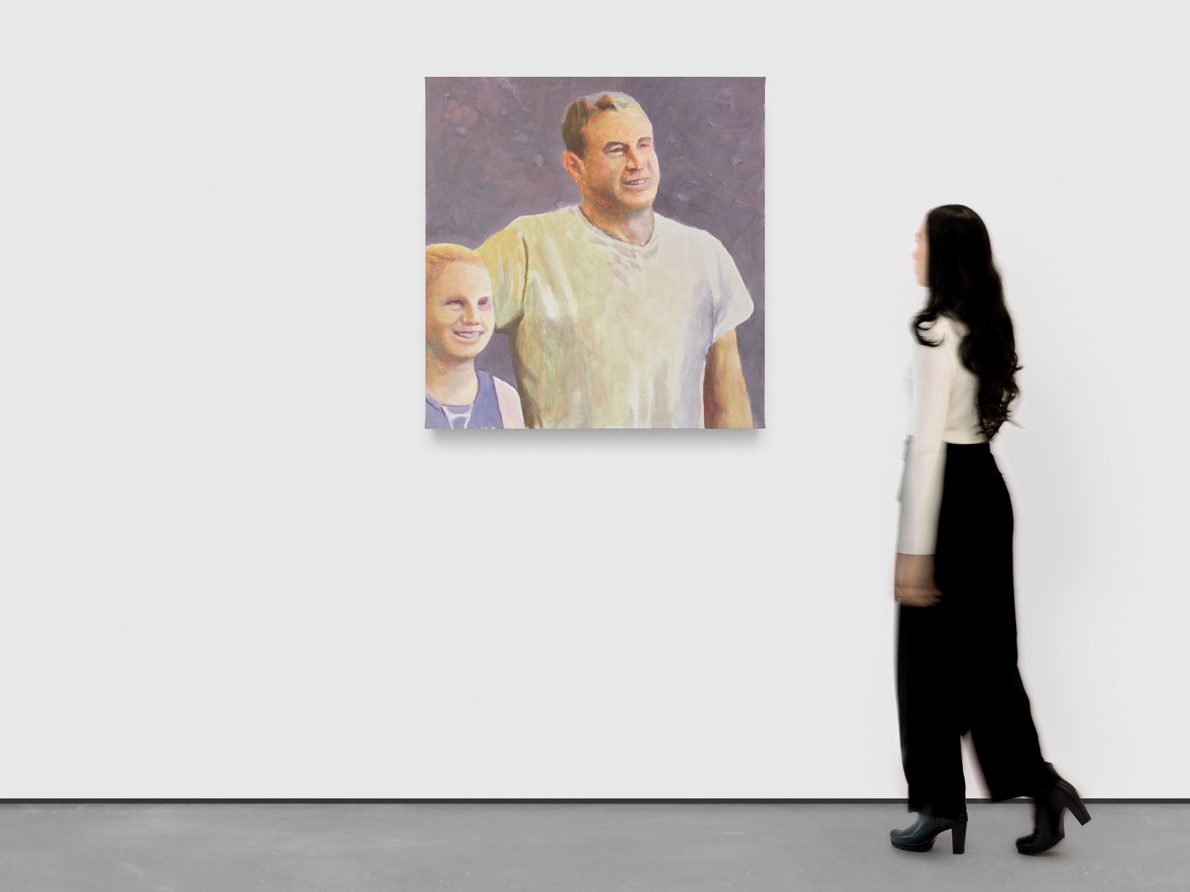 A painting by Luc Tuymans, titled Daddy-O, dated 2025.