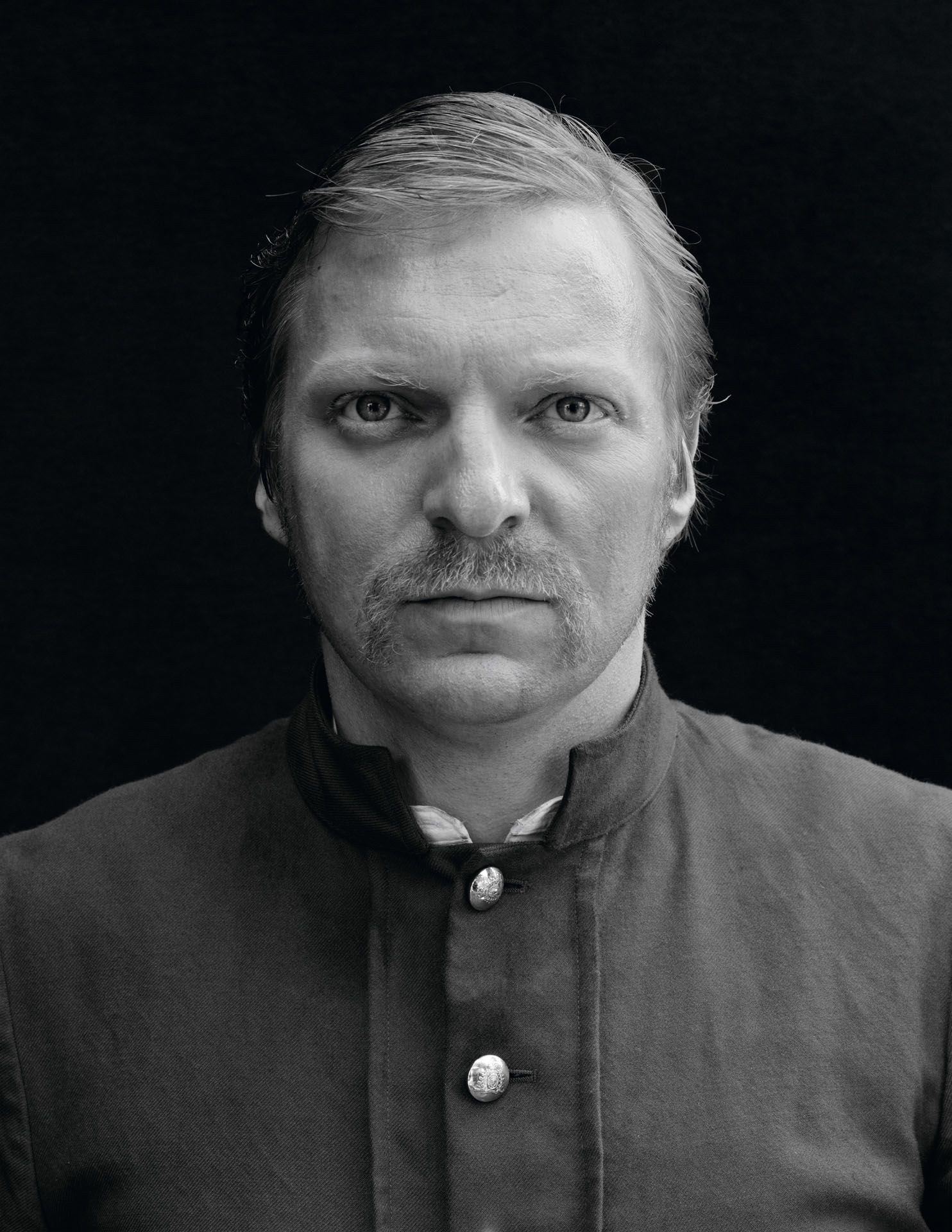 Detail from a series of photographs by Stan Douglas, titled Klatsassin Portraits, dated 2006. 