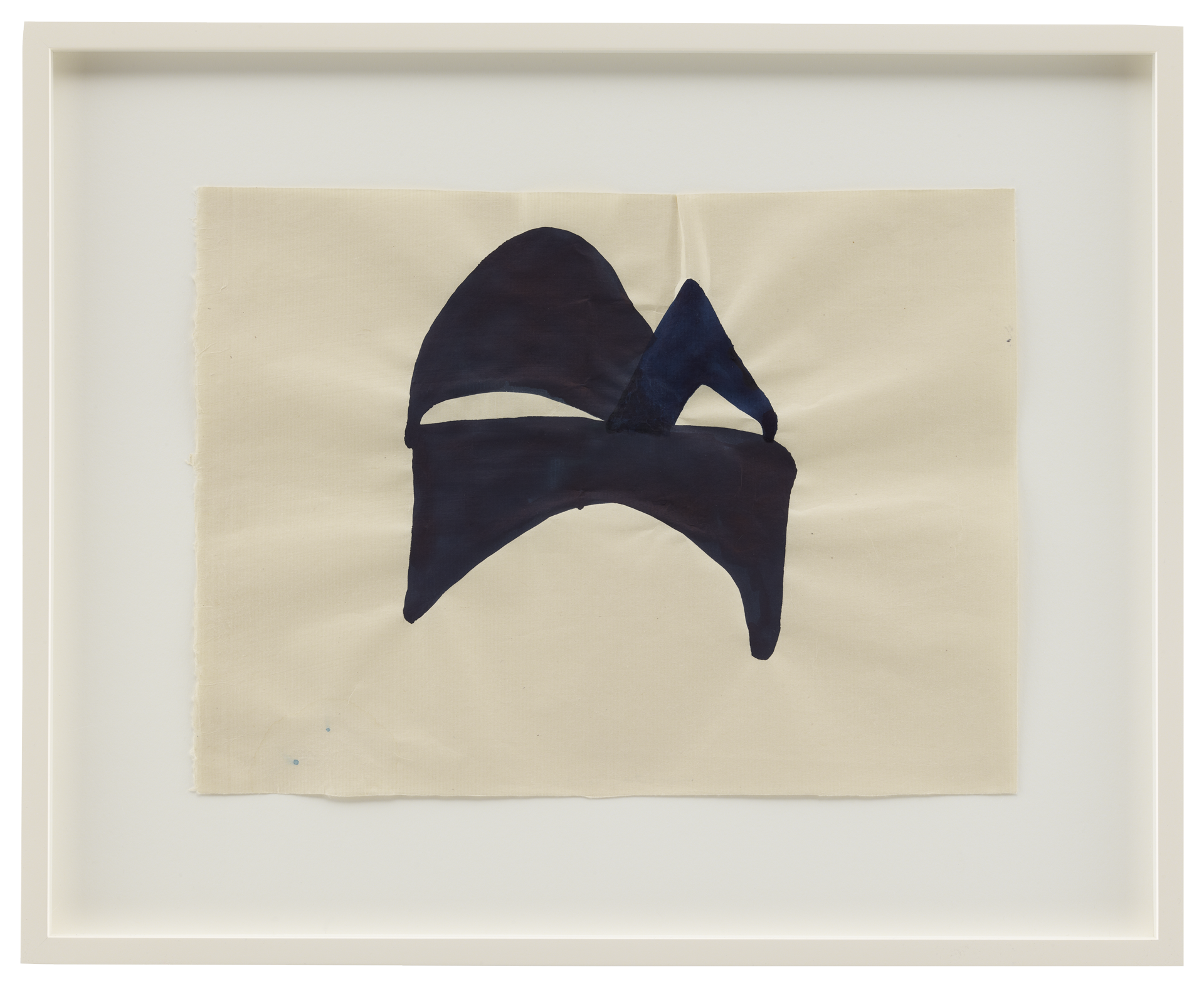 A painting by Suzan Frecon, titled from 3 part composition, variation 2, dated 2012.