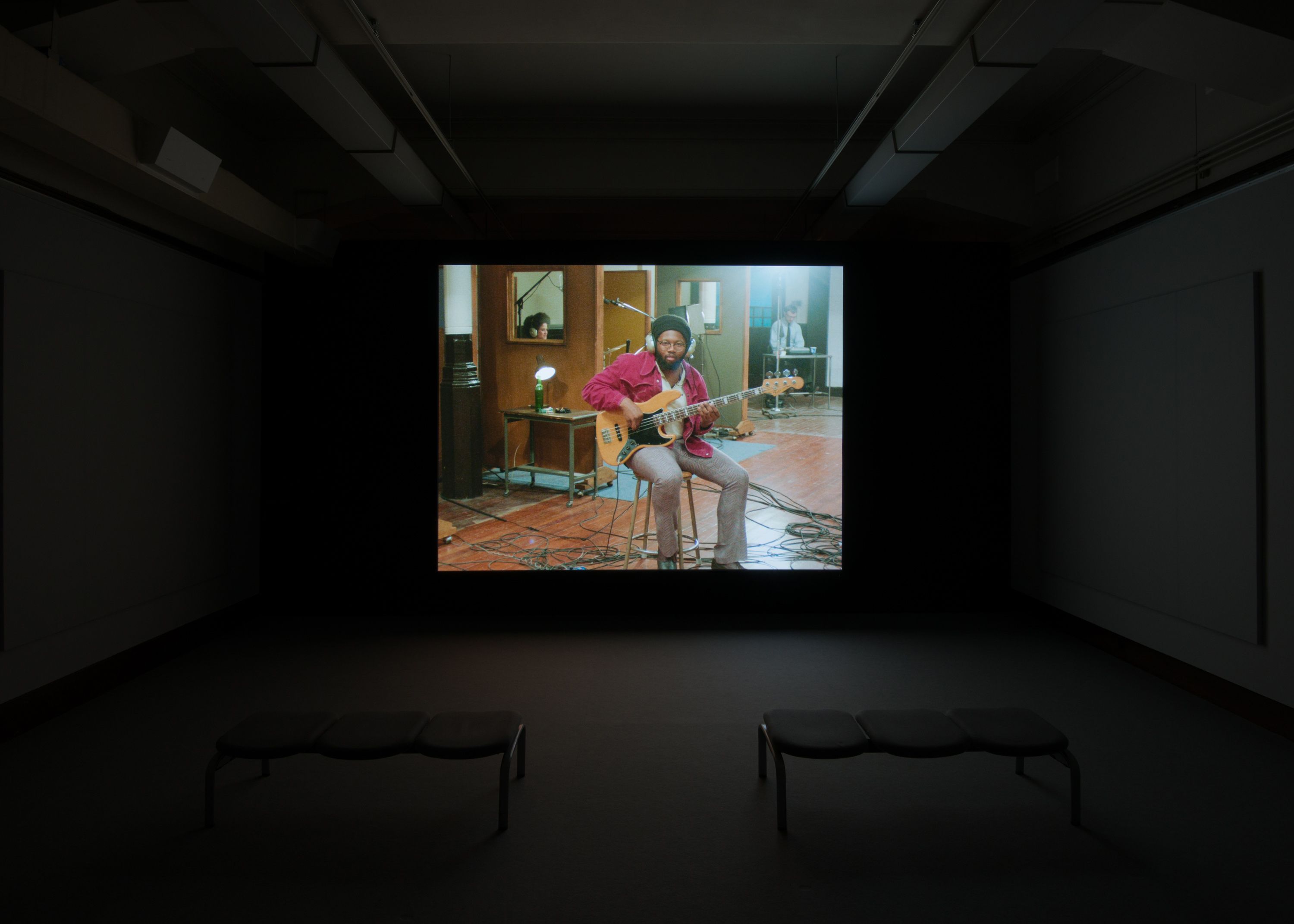 Installation view, Stan Douglas’s Luanda-Kinshasa (2013), on view at Parasophia: Kyoto International Festival of Contemporary Culture, Kyoto Municipal Museum of Art, 2015. Photo by Norimasa Kawata. Courtesy Parasophia Office