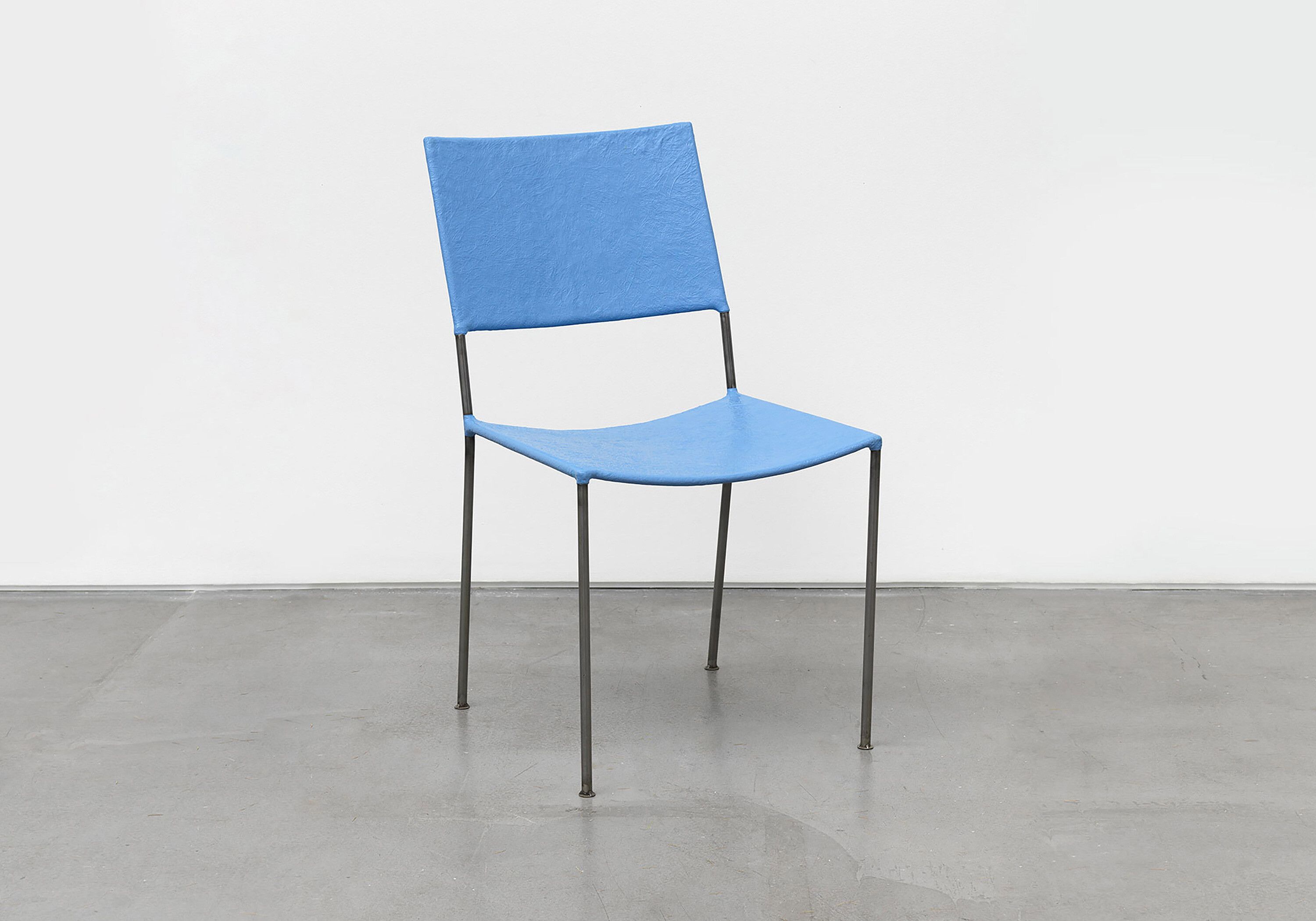 A chair by Franz West, titled Künstlerstuhl (Artist's Chair), dated 2006.