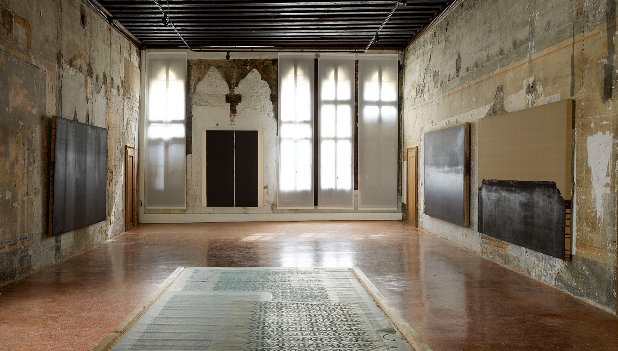 An Installation view, Yun Hyong-keun: A Retrospective, Palazzo Fortuny, Venice, dated 2019