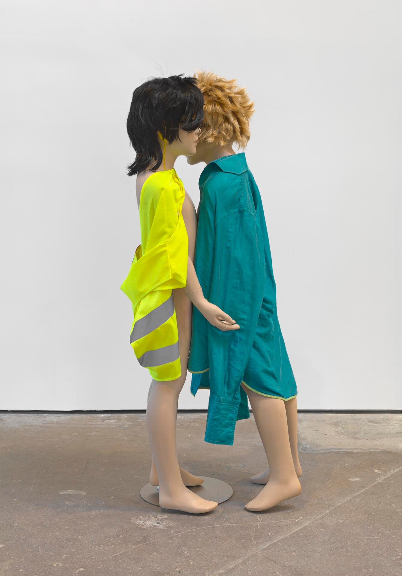 An untitled sculpture by Isa Genzken, dated 2015.