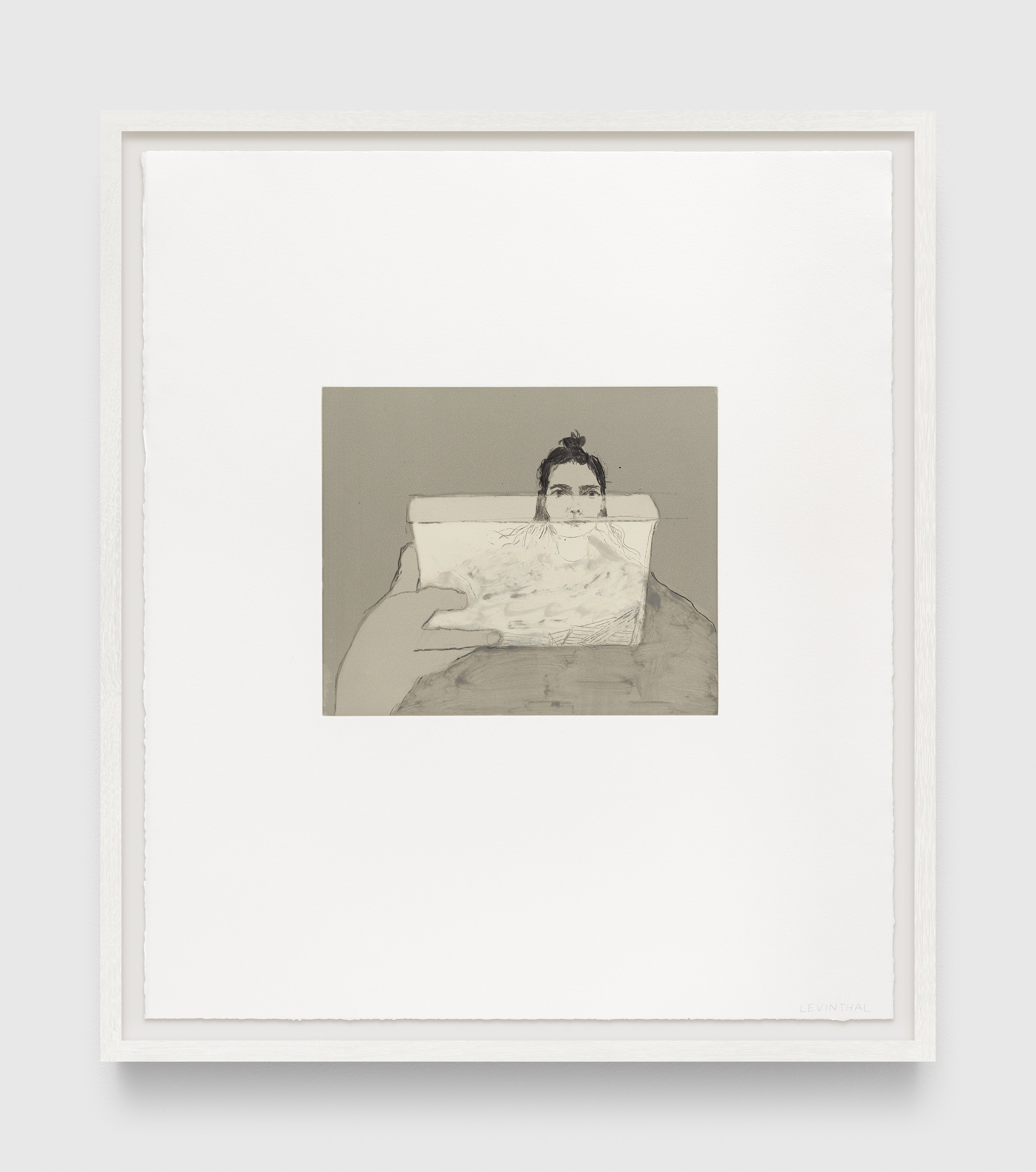 A print by Aubrey Levinthal, titled Ziti Sweater, dated 2025.