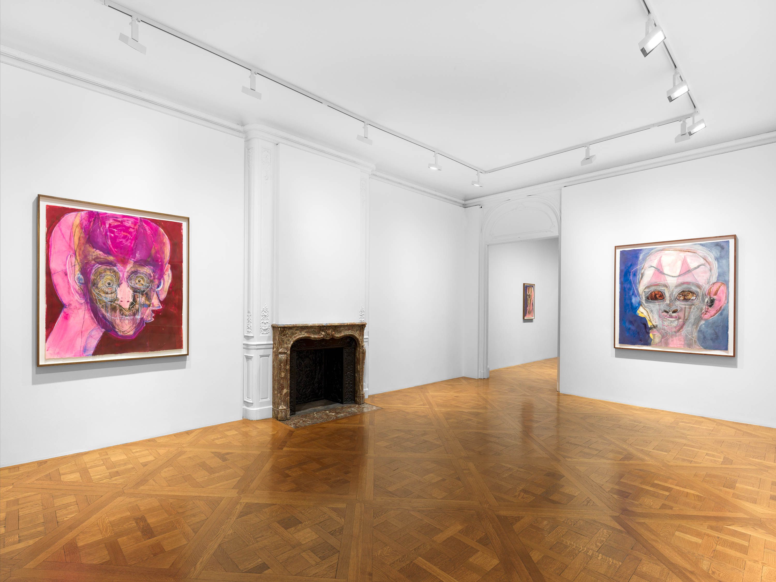 An Installation view, Huma Bhabha, David Zwirner, New York, dated 2024