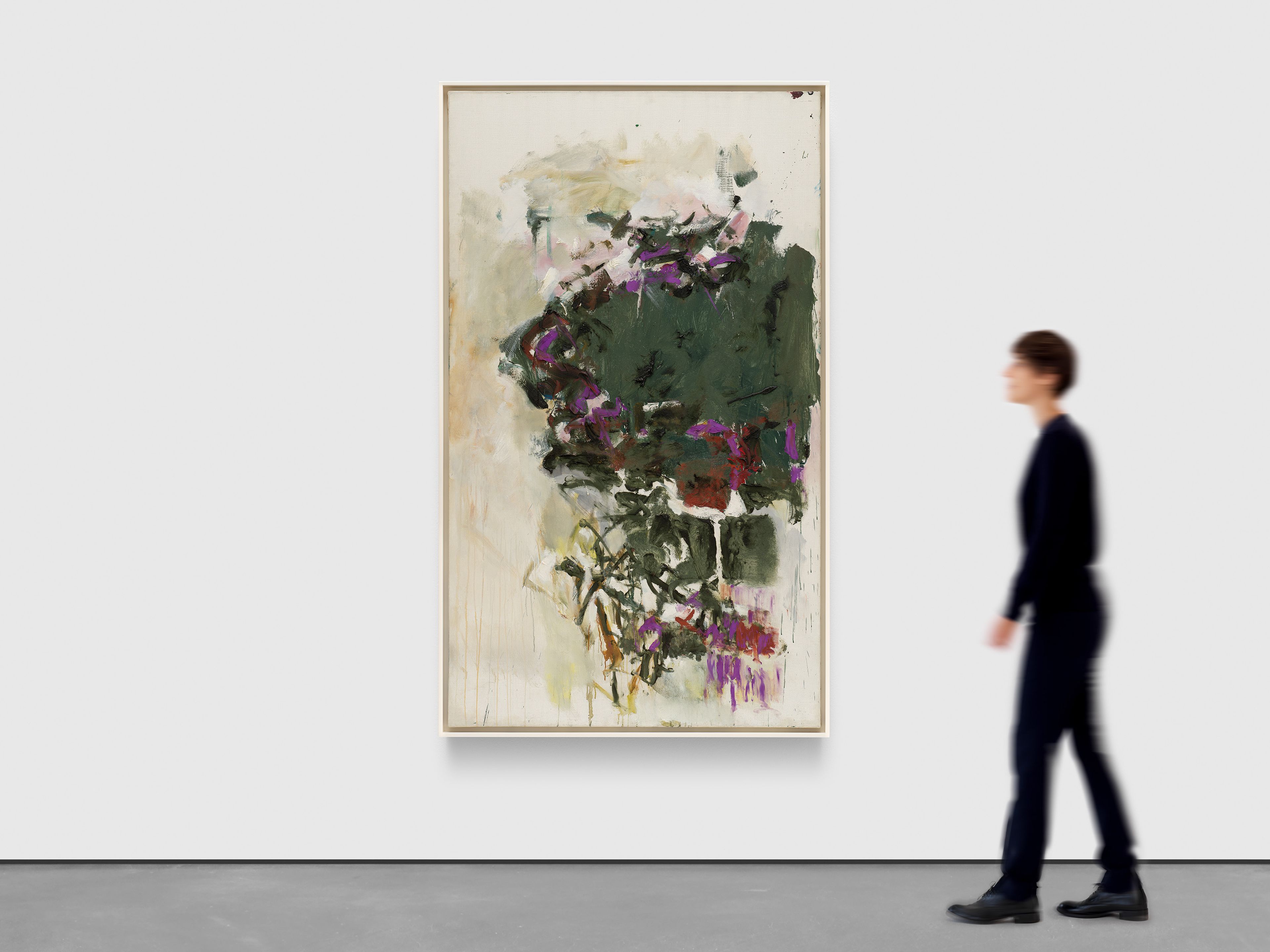 An untitled painting by Joan Mitchell, dated circa 1965.