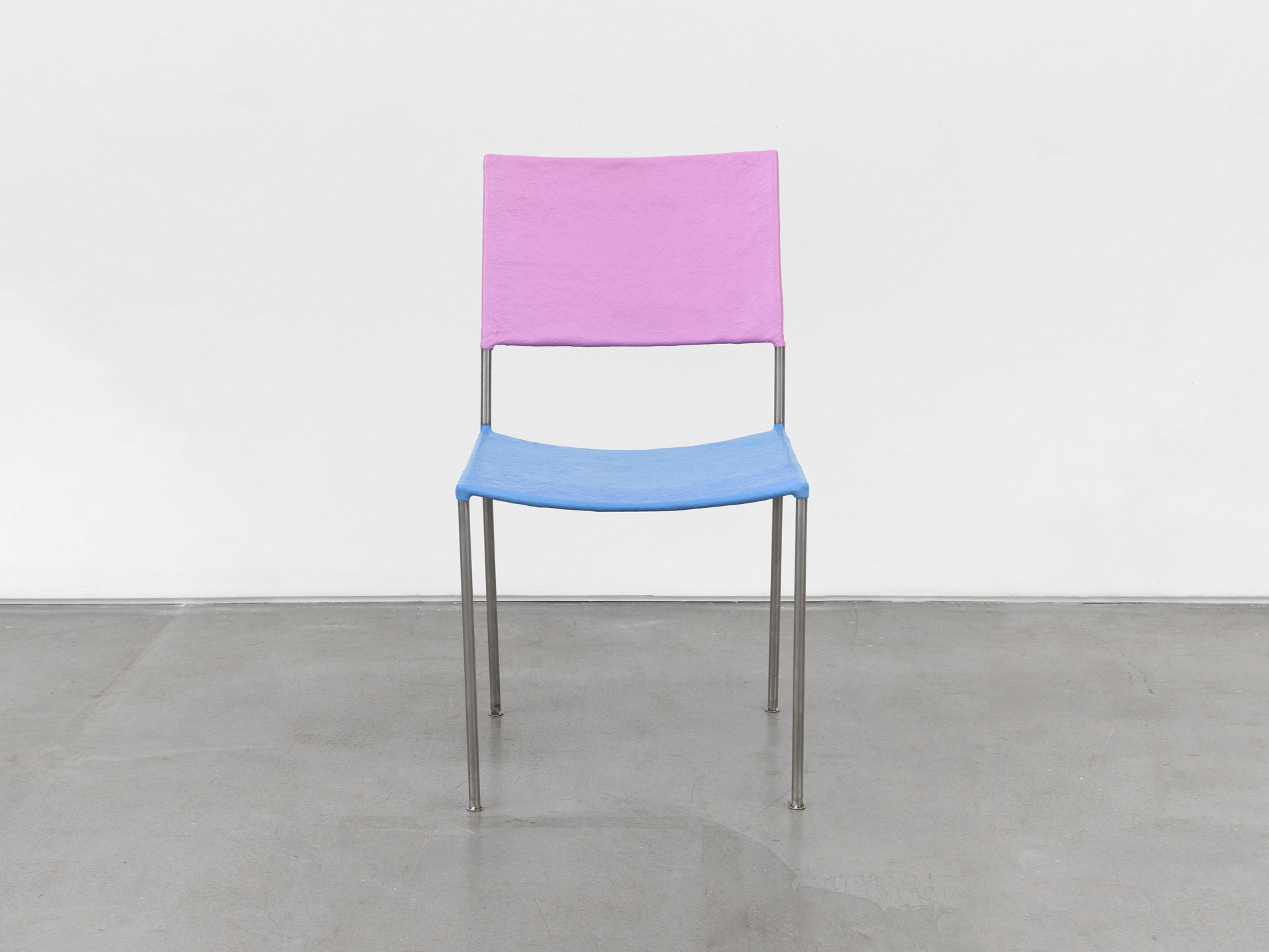 A furniture work by Franz West, titled Künstlerstuhl (Artist's Chair), dated 2006/2015