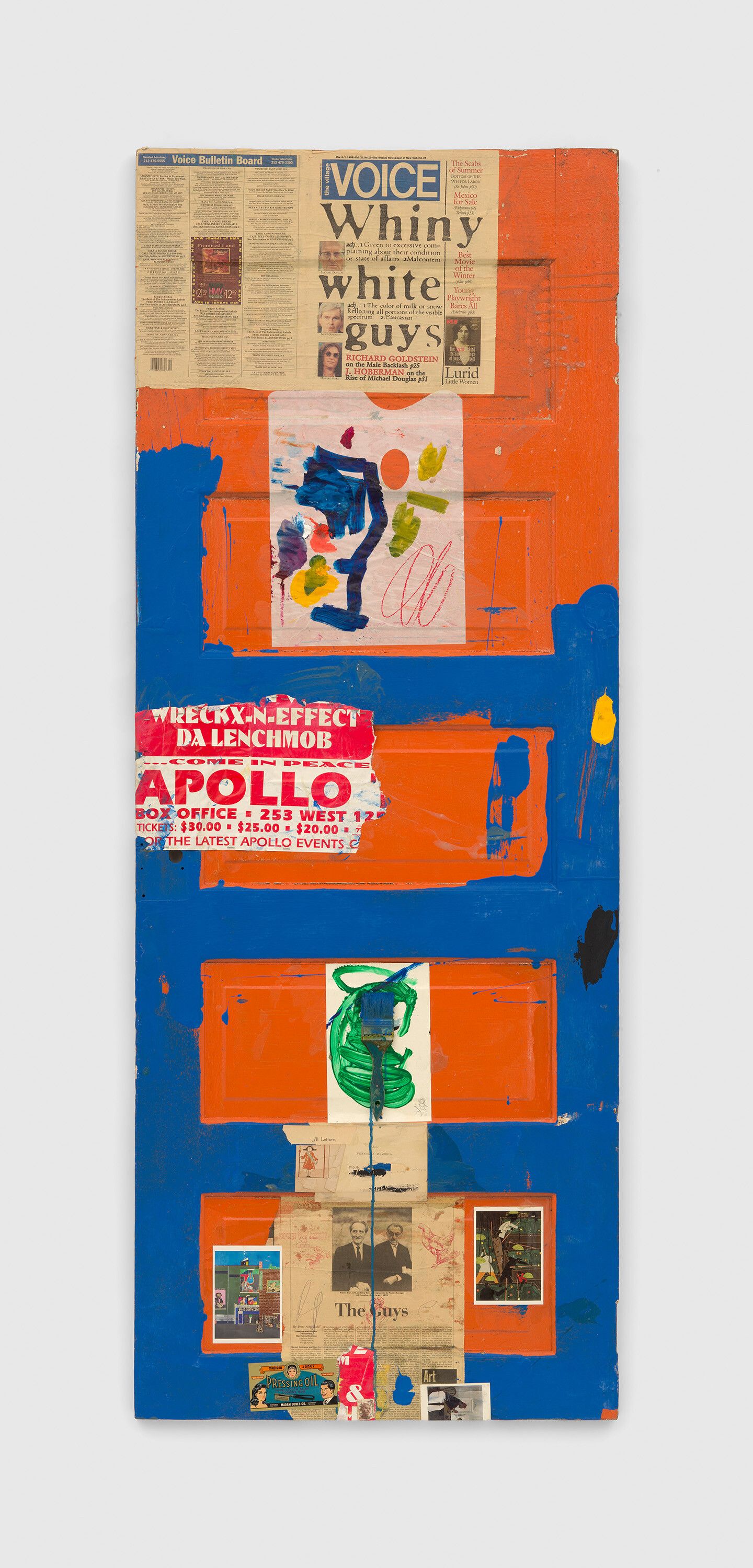 A mixed media artwork by Raymond Saunders, titled They’re Not All Like That, dated 1995.