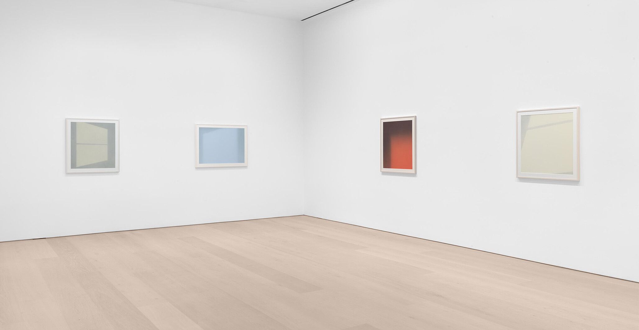 An installation view of an exhibition titled Ching Ho Cheng, at David Zwirner, New York, in 2021.