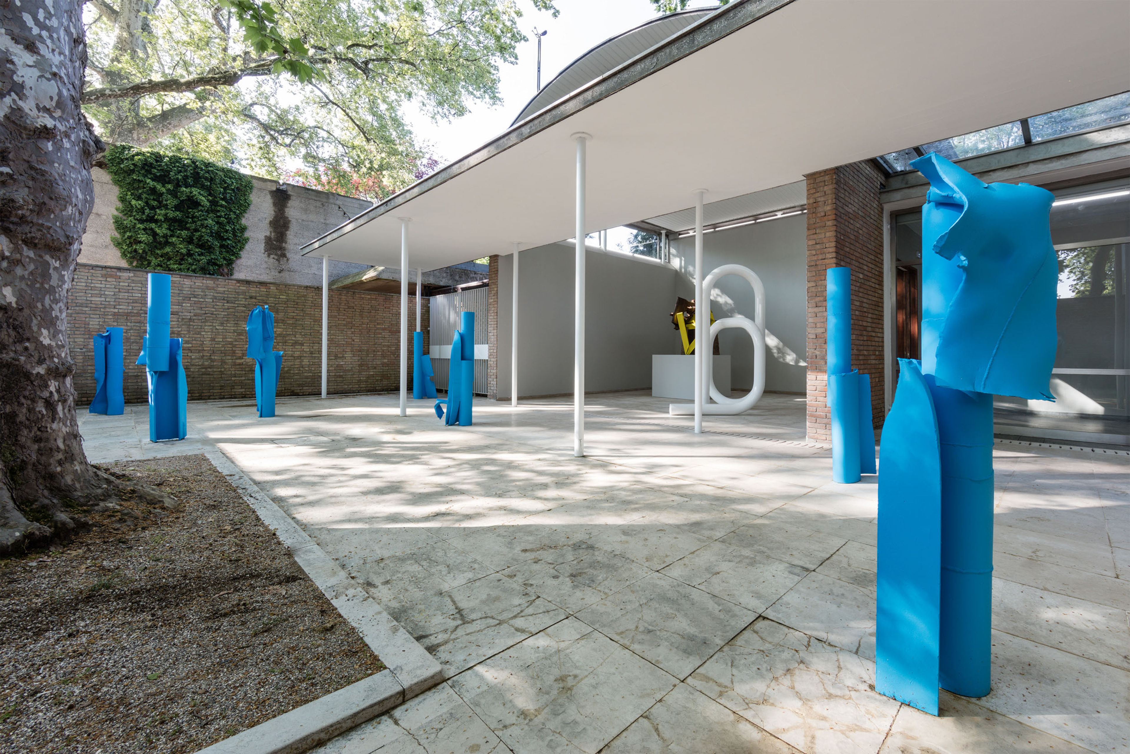 Installation view of the exhibition Women of Venice at the Swiss Pavilion, at the 57th Venice Biennale in Italy, dated 2017.