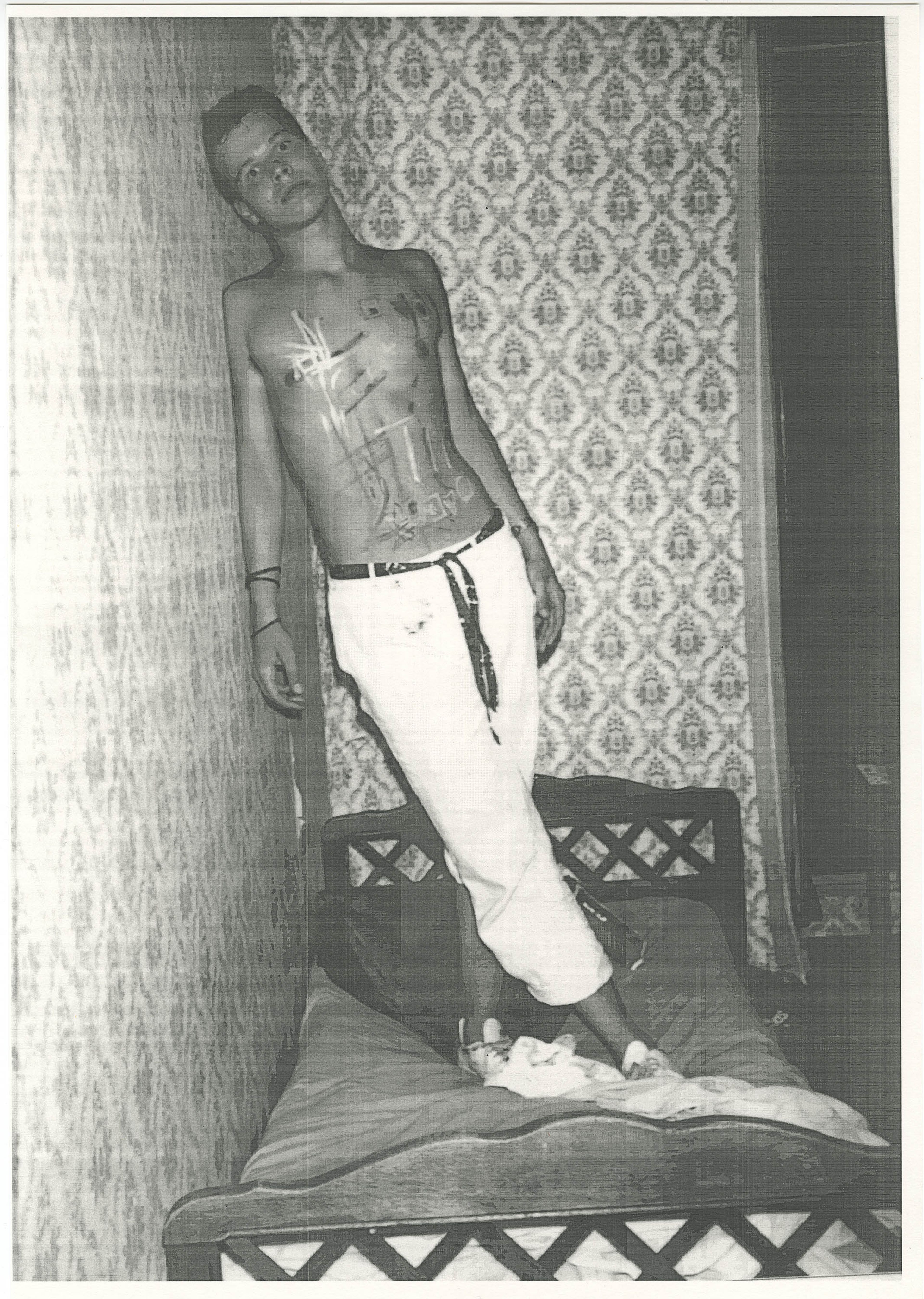 A photograph by Wolfgang Tillmans, titled Nizza, dated 1986.