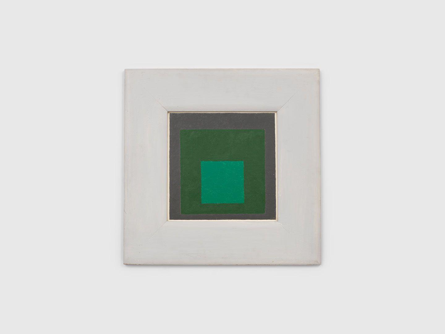 A painting by Josef Albers, titled Homage to the Square, dated 1954.