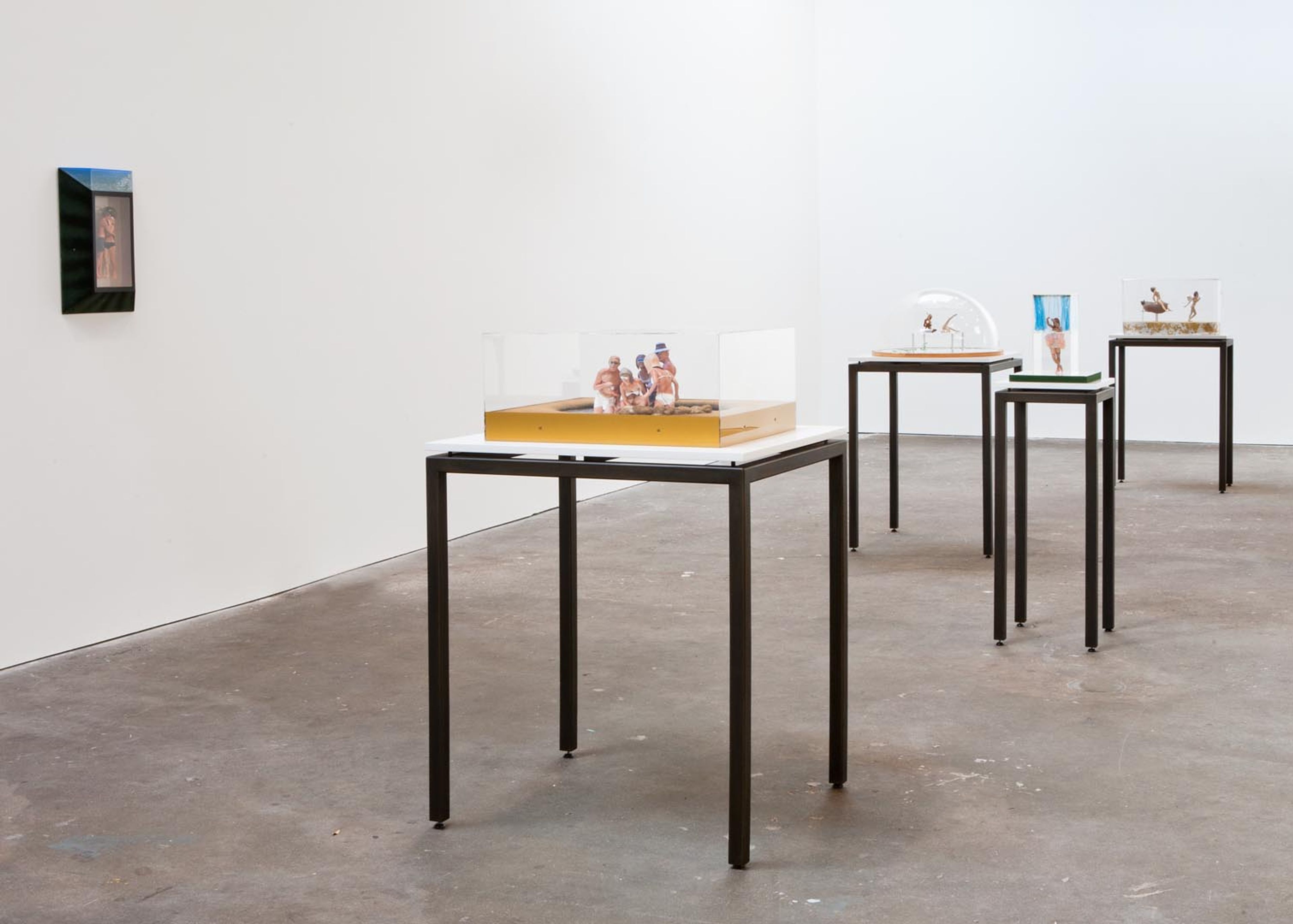 Installation view of the exhibition Robert Graham: Early Work 1963 to 1973, at David Zwirner in New York, dated 2011. 